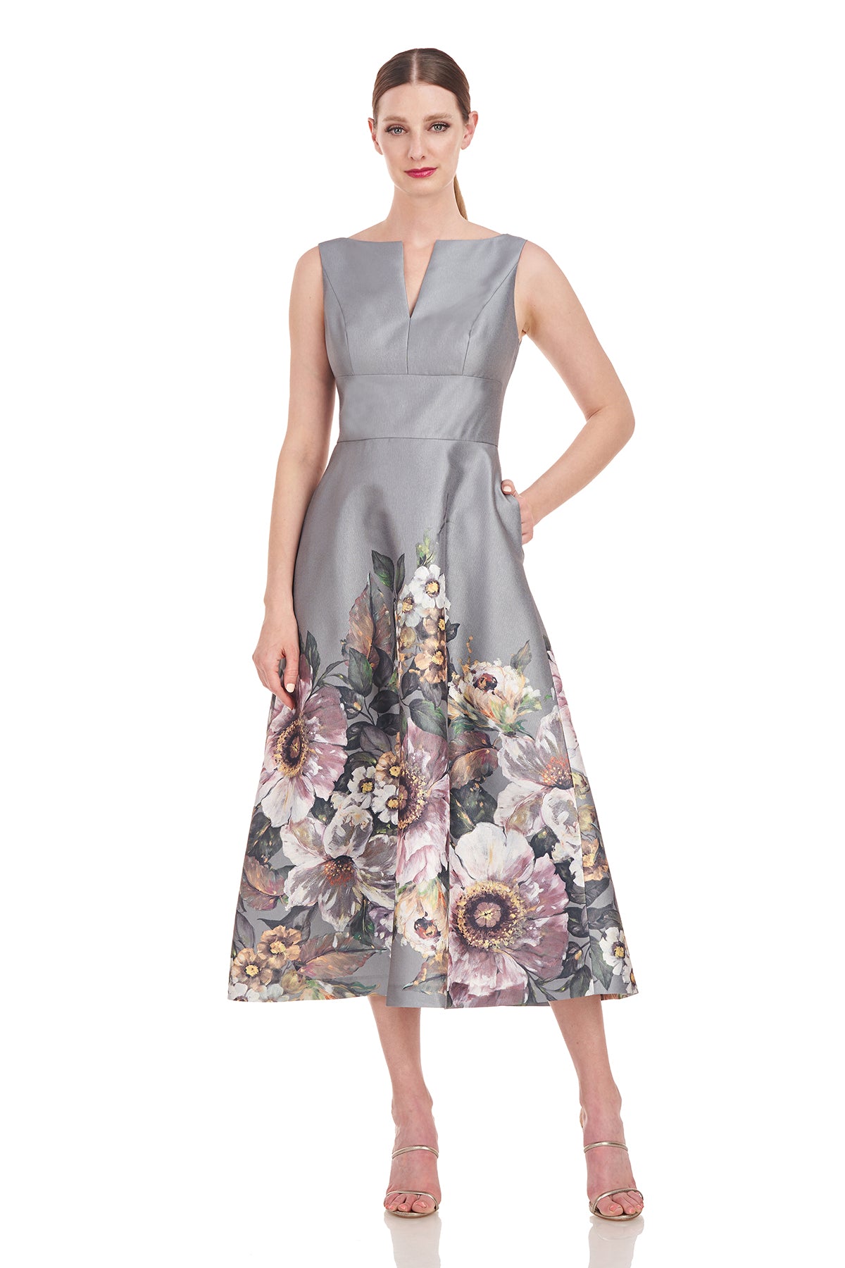 Marlena Tea Length Dress Kay Unger Marlena Tea Length Dress Kay Unger