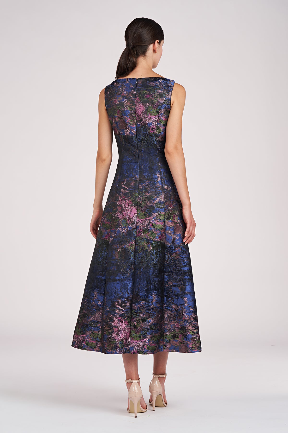 kay unger jacquard cocktail dress Kay Unger Margaret Floral Jacquard Cocktail Dress