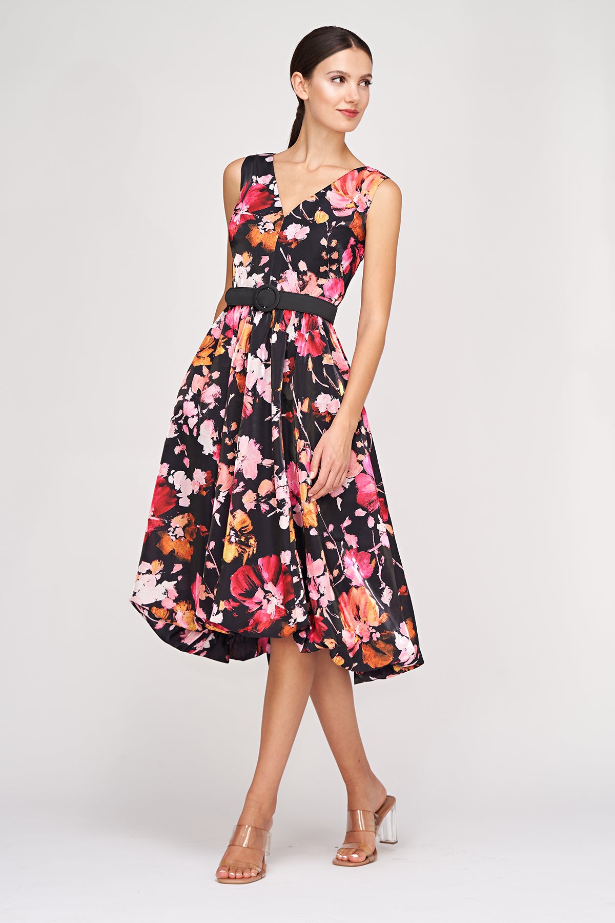 Viola High Low Midi Dress