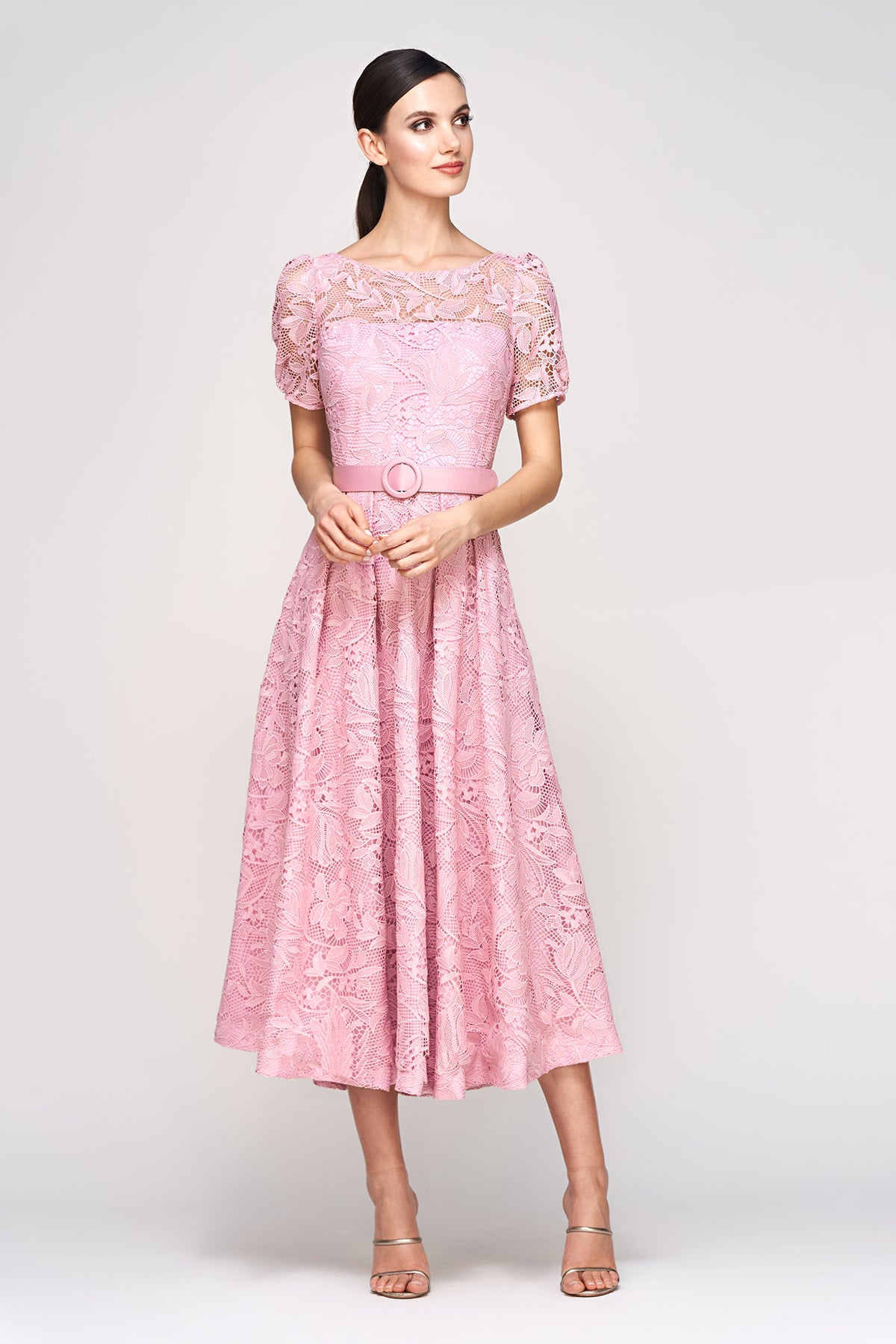 Haisley Tea Length Dress Kay Unger Haisley Tea Length Dress Kay Unger