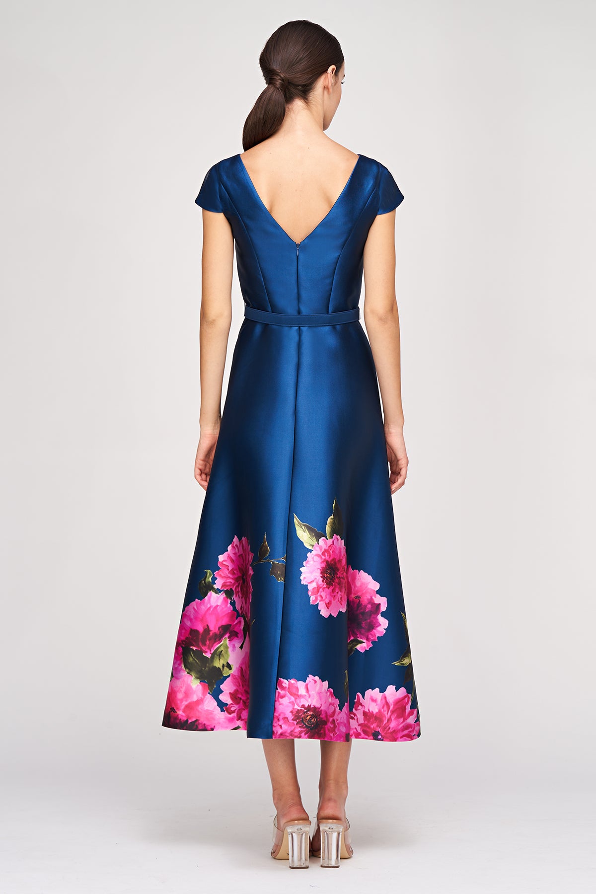 Ina Tea Length Dress Kay Unger Ina Tea Length Dress Kay Unger