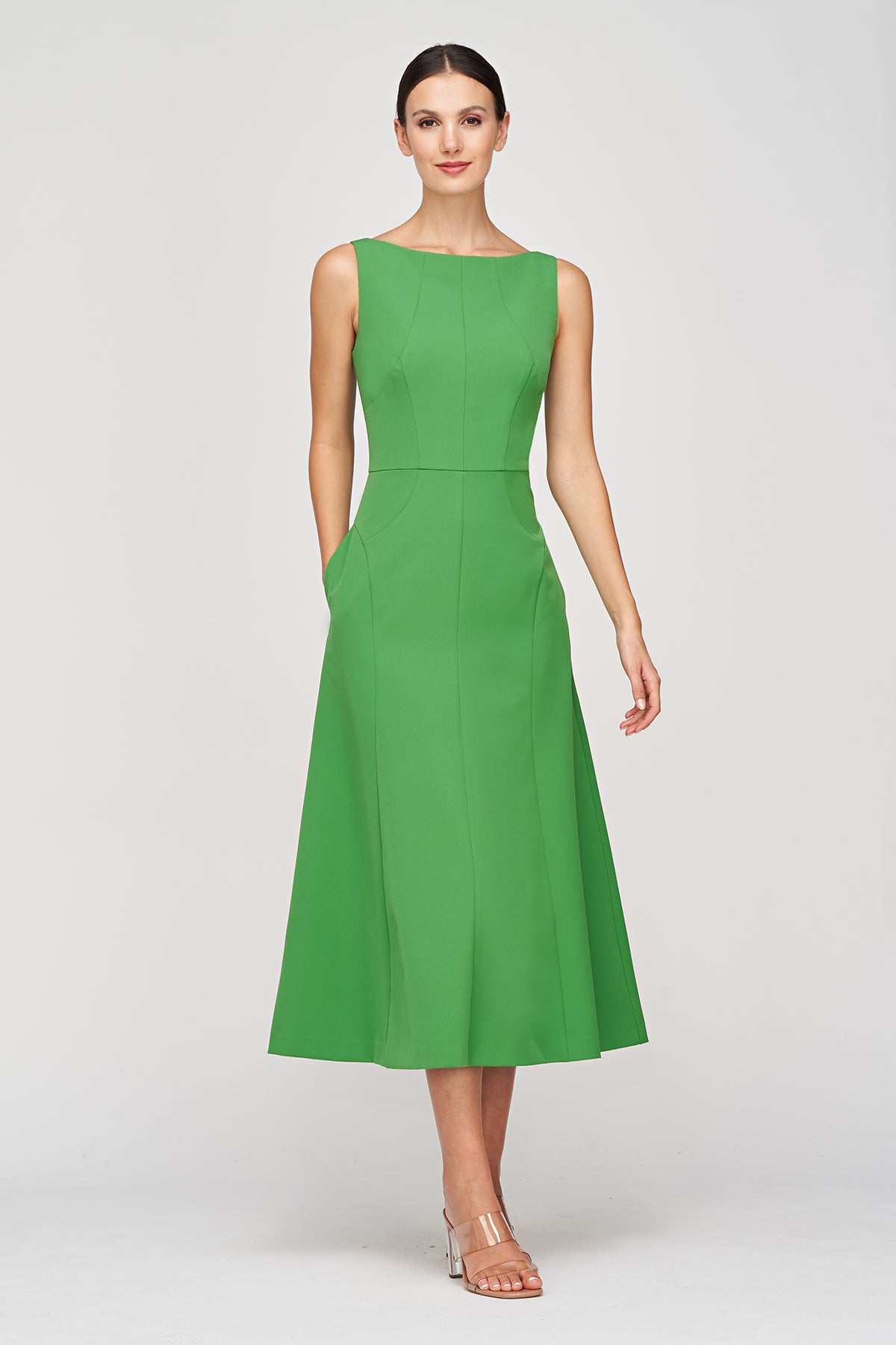 Amari Tea Length Dress – Kay Unger