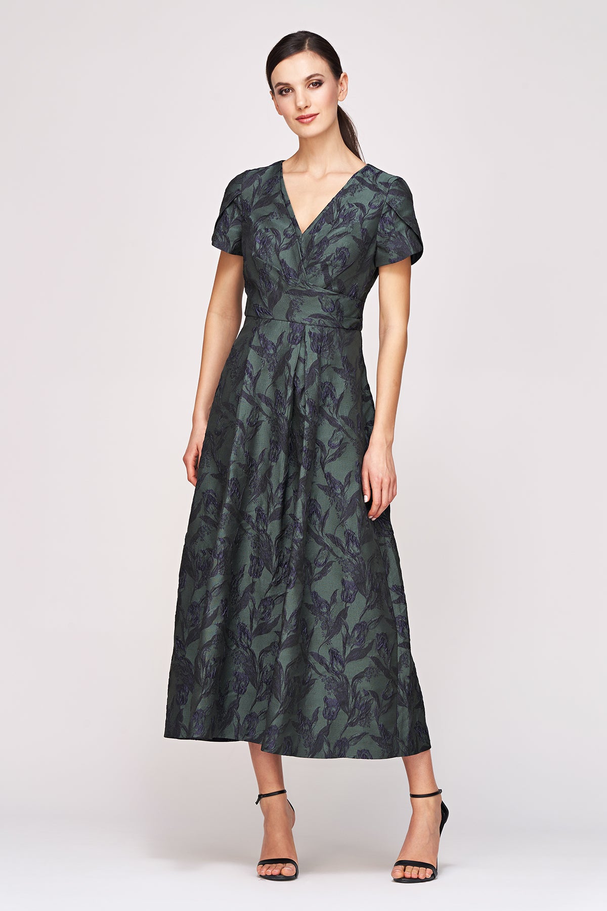 chinese dress ladies Mirabel Tea Length Dress – Kay Unger