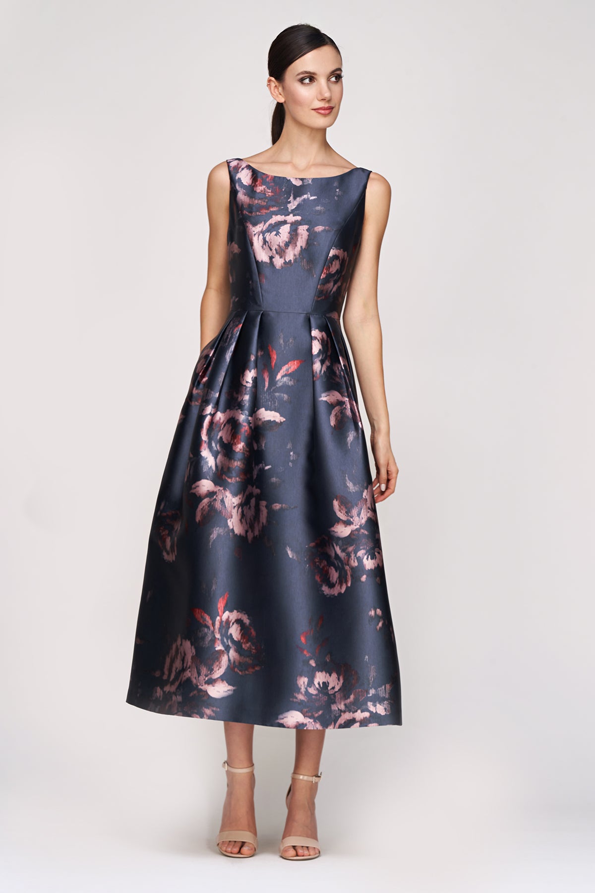 Elsa Tea Length Dress Kay Unger Elsa Tea Length Dress Kay Unger