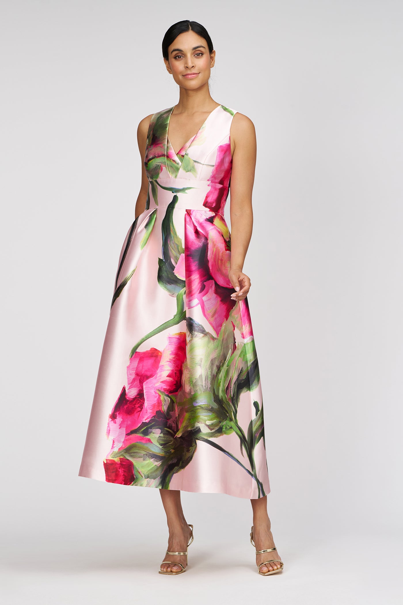 Regina Tea Length Dress Kay Unger Regina Tea Length Dress Kay Unger