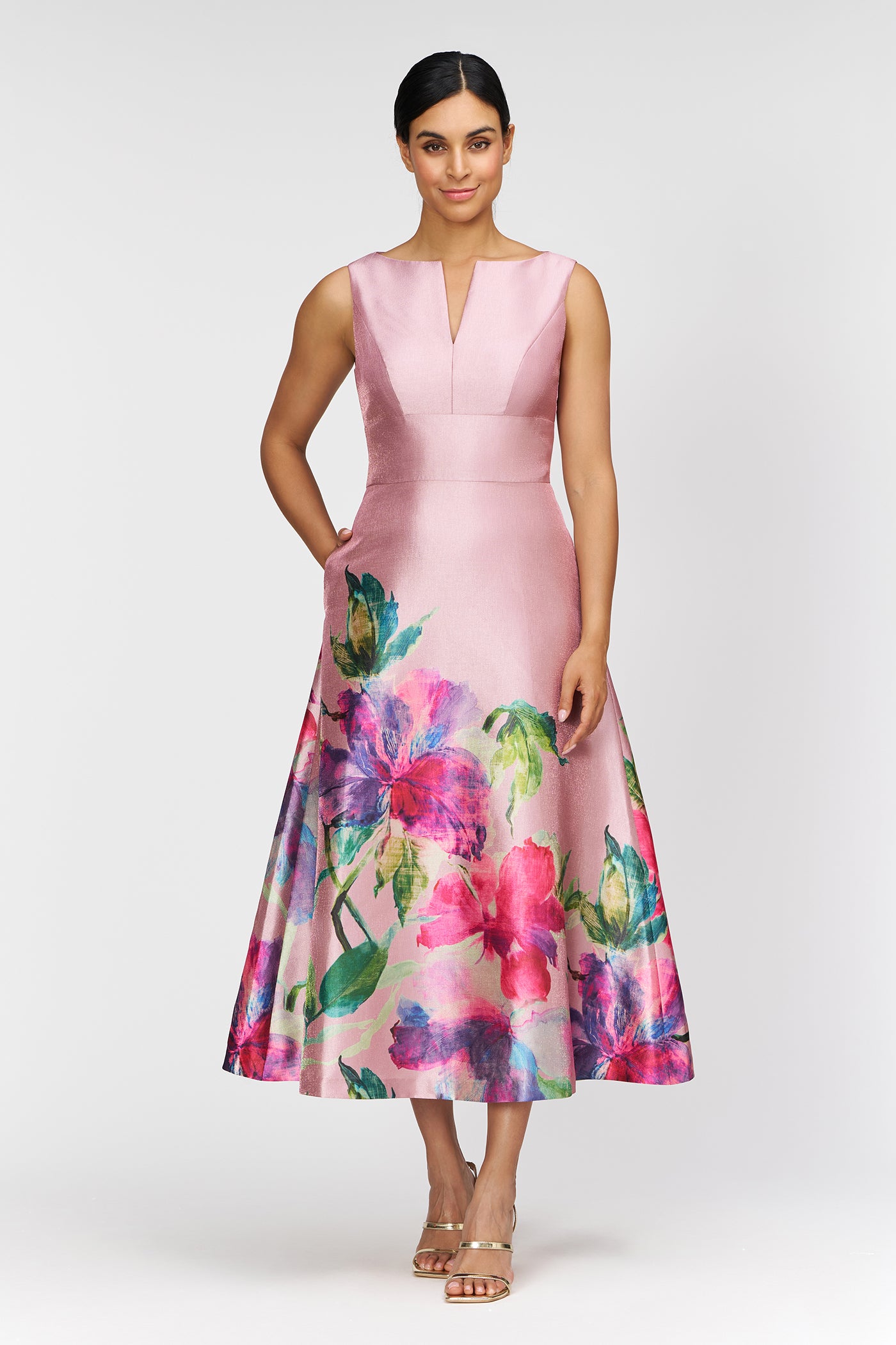 kay unger dresses Marlene Tea Length Dress – Kay Unger