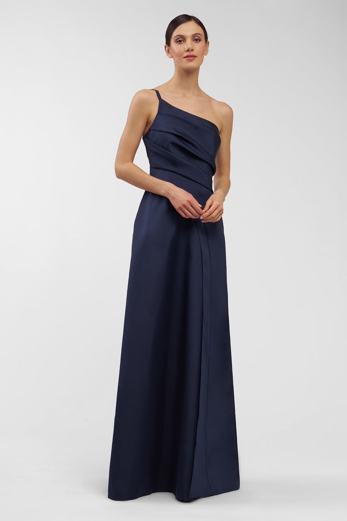 jillian silk dress Side Slit Midi honey Corset detailed neckline with structured bodice The Jillian Dress | Light