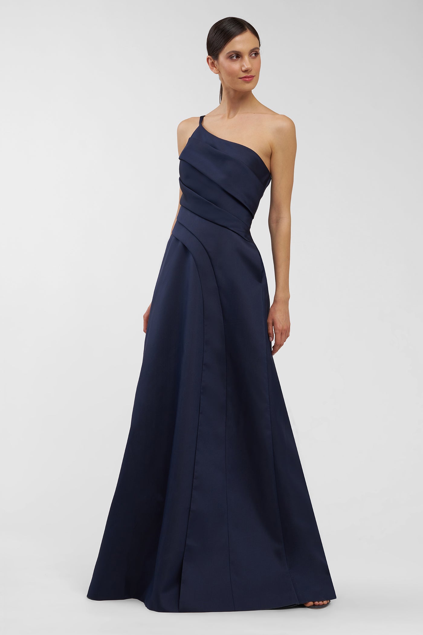 kay unger one shoulder dress Nadine One Shoulder Gown Kay Unger