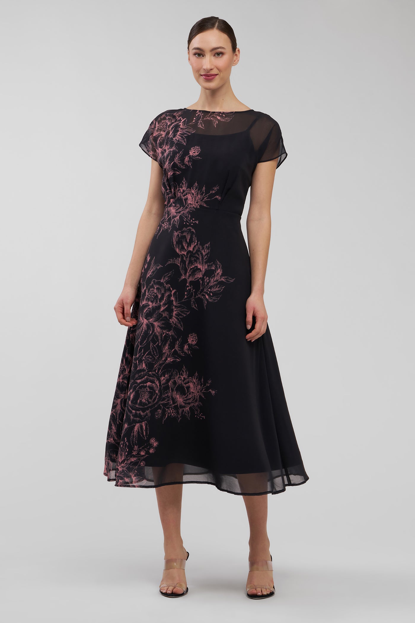 Mariella Tea Length Dress Kay Unger Mariella Tea Length Dress Kay Unger