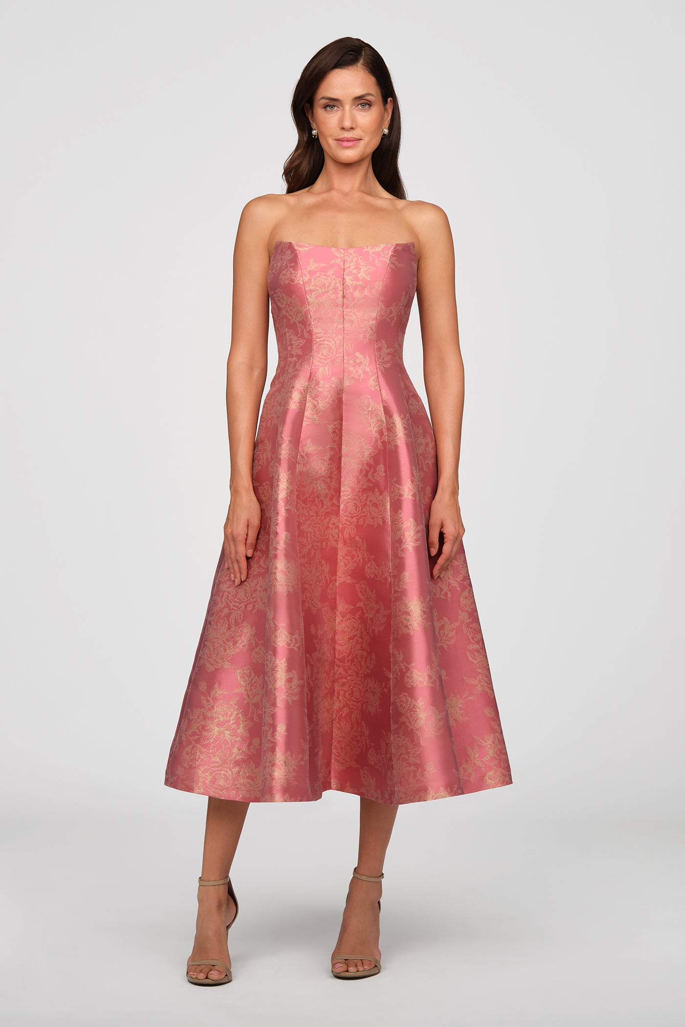 rose gold tea length dress Tea Length In The Style Rose Gold Dress Bridesmaid Dresses Rose Gold Bridal Shower Dress Save Big On Bulk