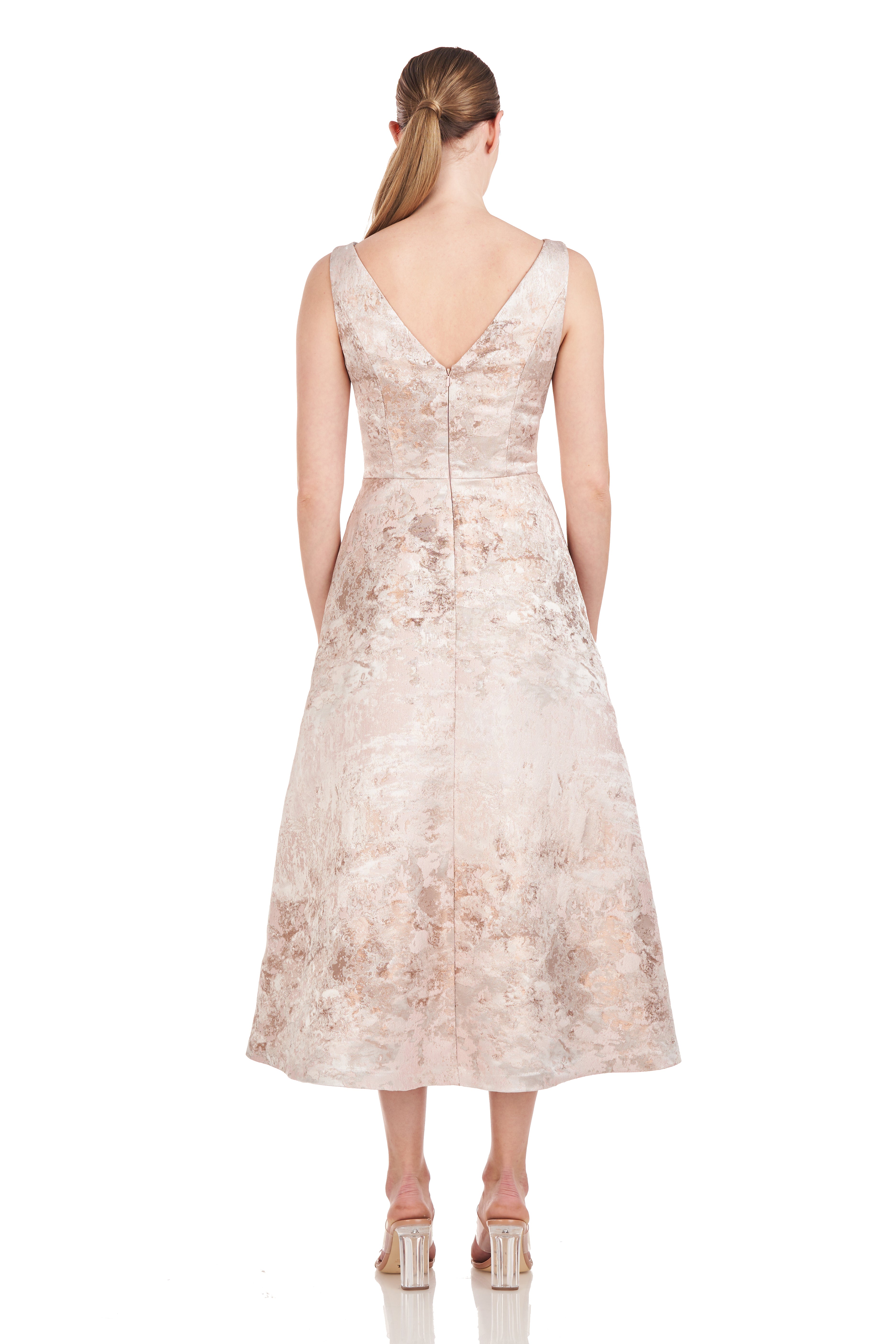 Elsa Tea Length Dress – Kay Unger