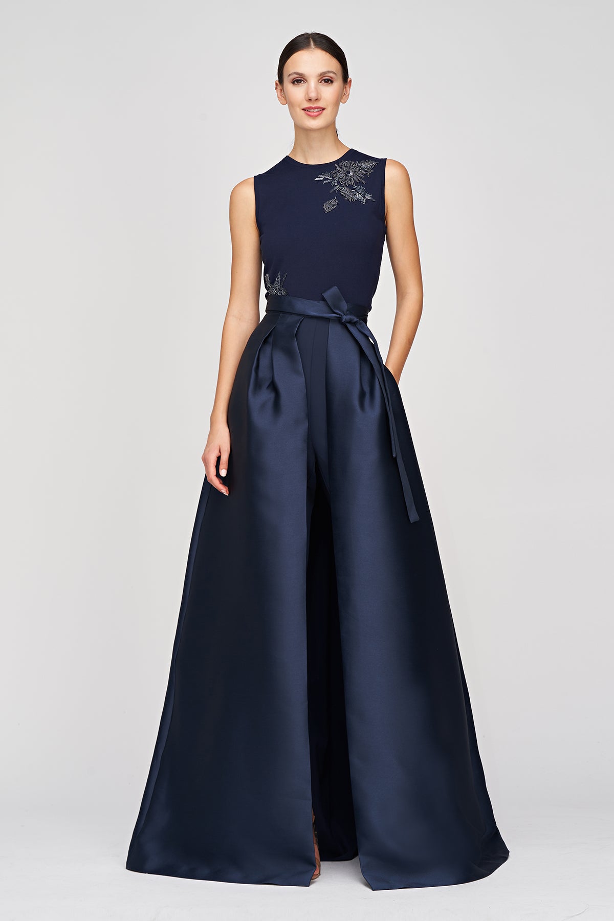 Verona Pant With Skirt Overlay Kay Unger Verona Pant With Skirt Overlay Kay Unger