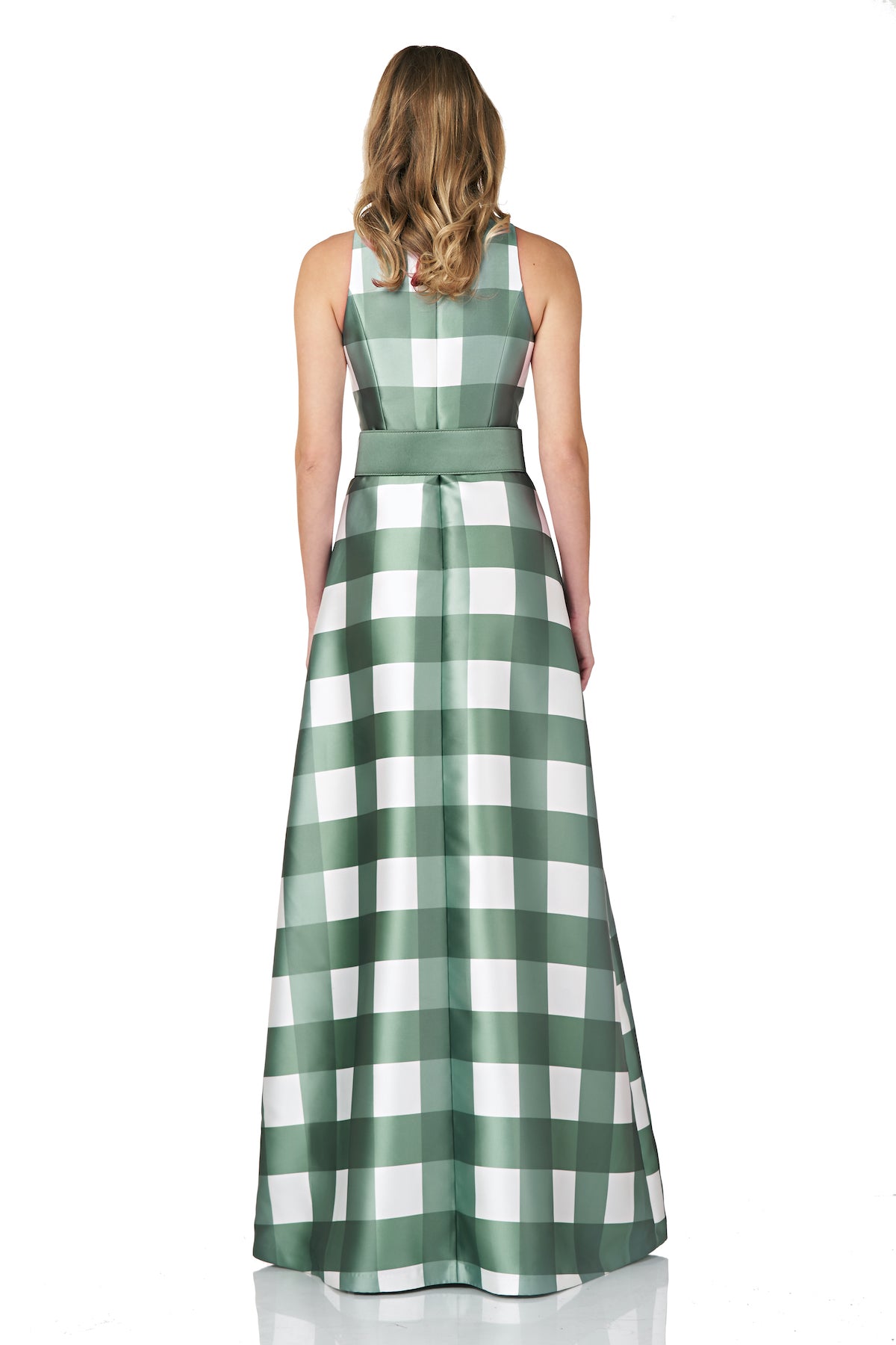 Kay unger 2025 gingham dress