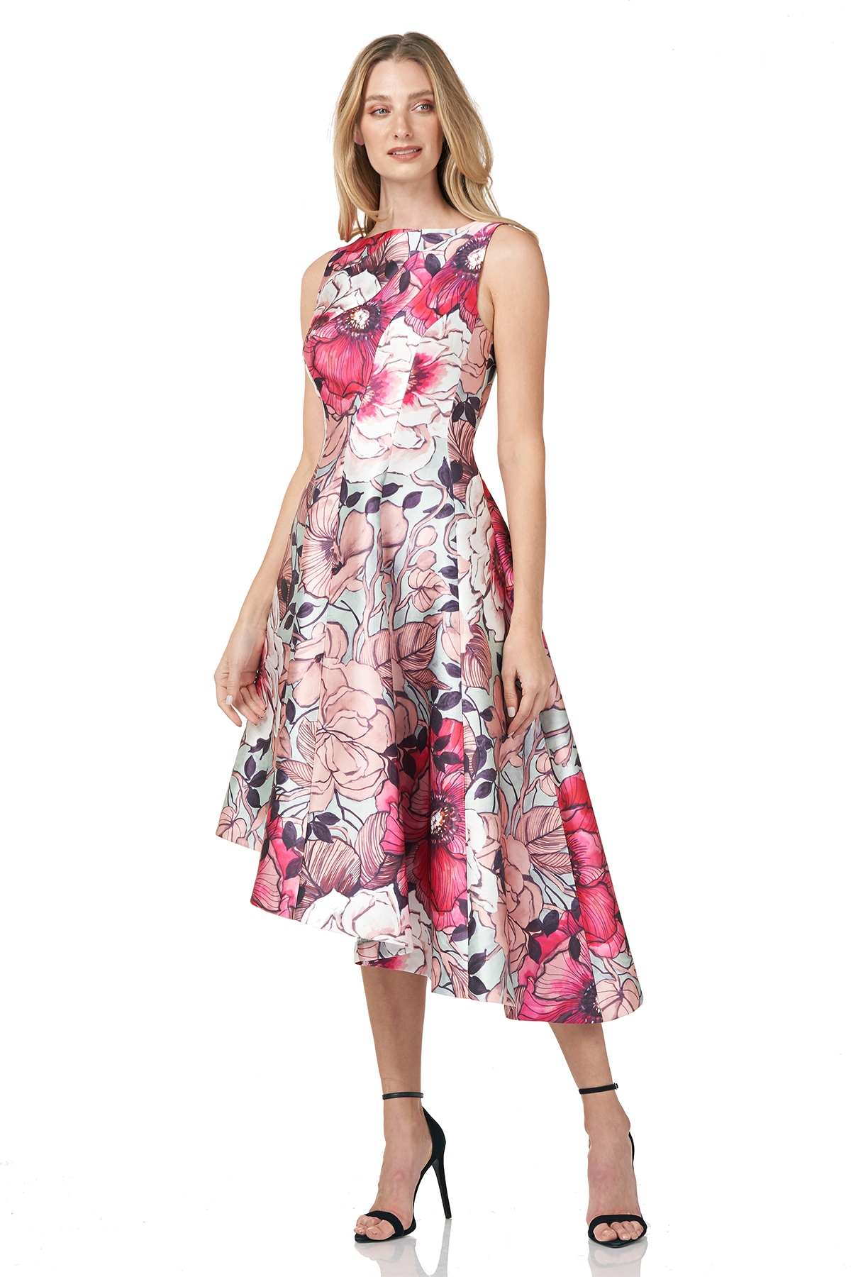 kay unger floral midi dress Briella Midi Dress Kay Unger