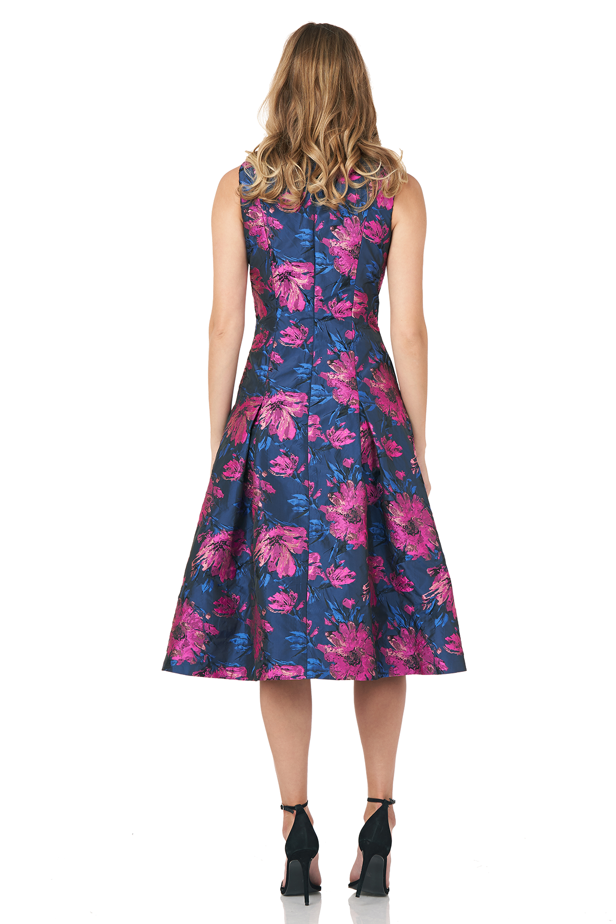 Faye Jacquard Midi Dress – Kay Unger