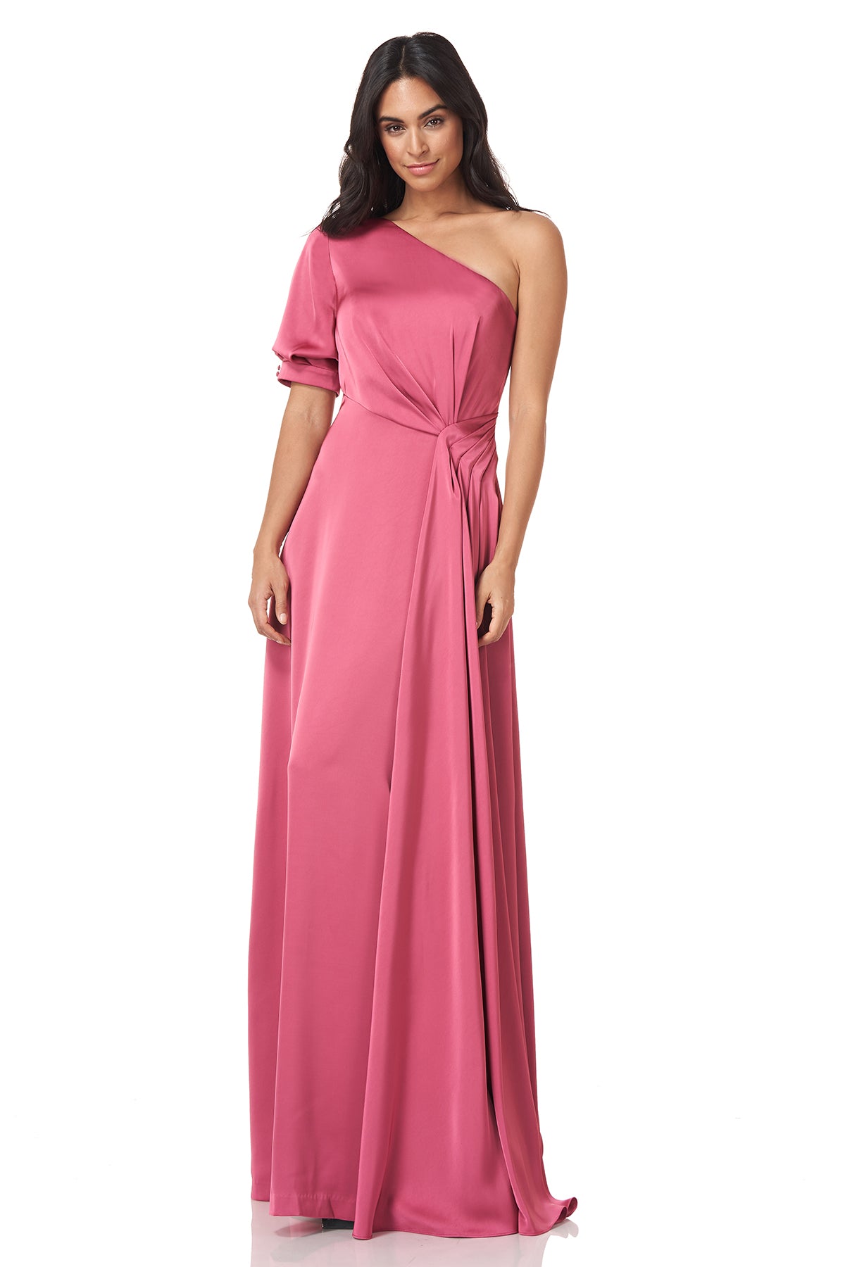 kay unger one shoulder dress Kay Unger Women's Daisy Gown - Blue - Size 2