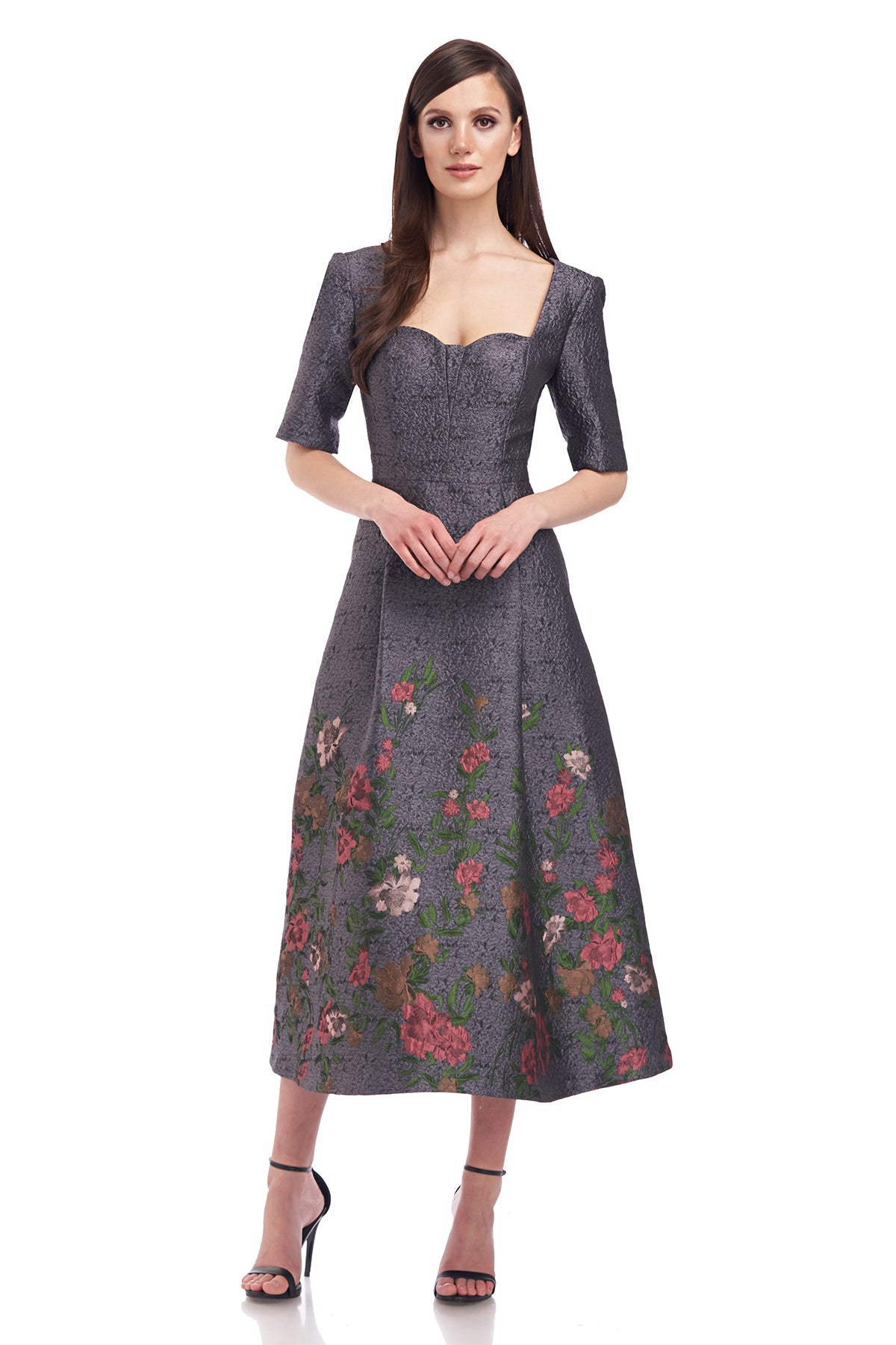 Nikita Tea Length Dress – Kay Unger