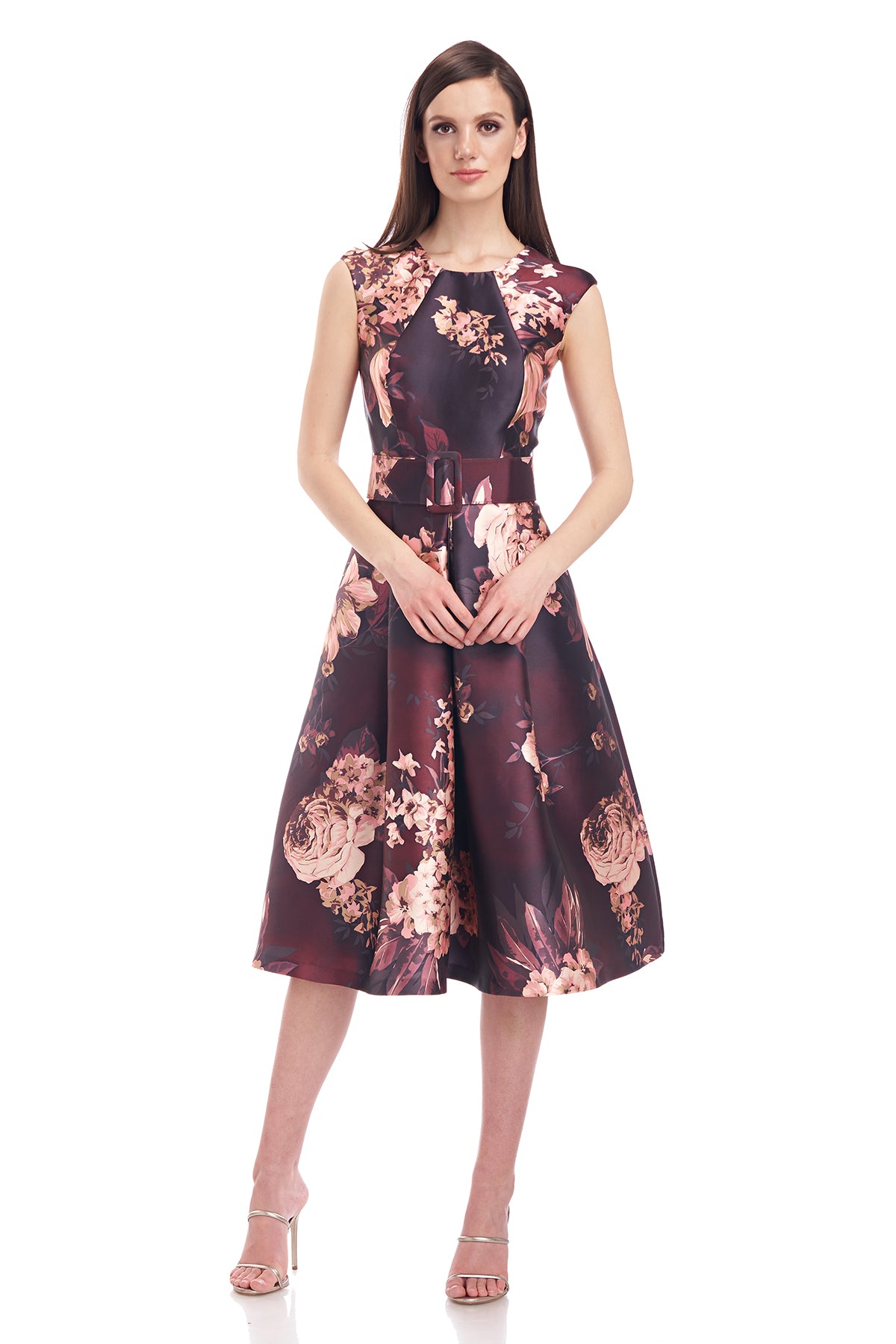 kay unger floral midi dress June Midi Dress Kay Unger