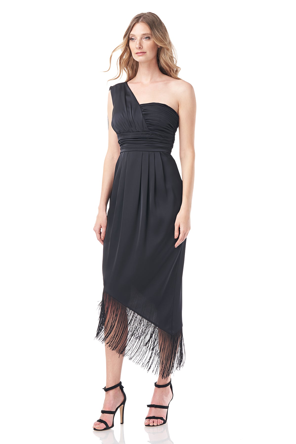 Martine Fringe Dress – Kay Unger