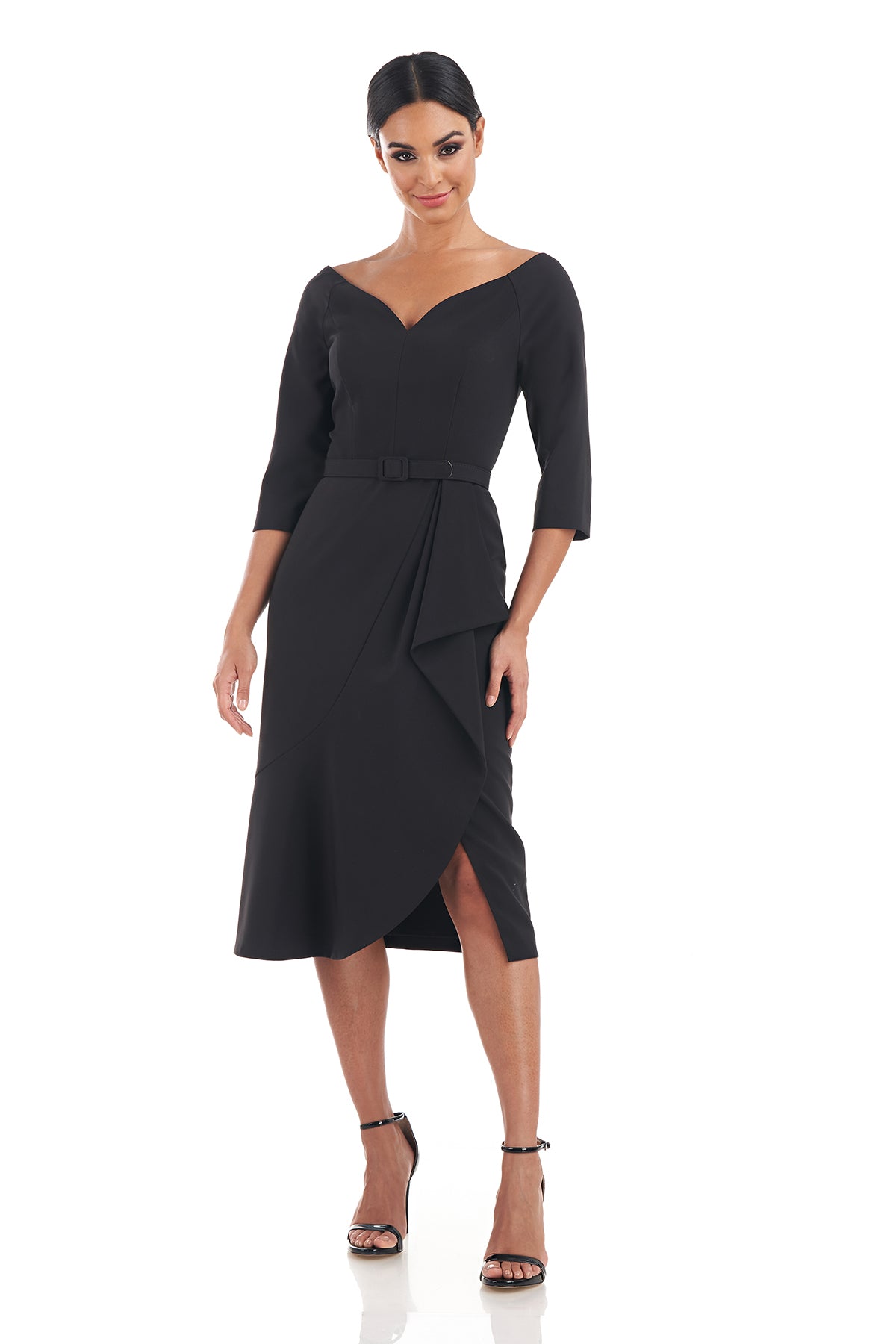 izzy midi dress Izzy Strapless Taffeta Midi Dress