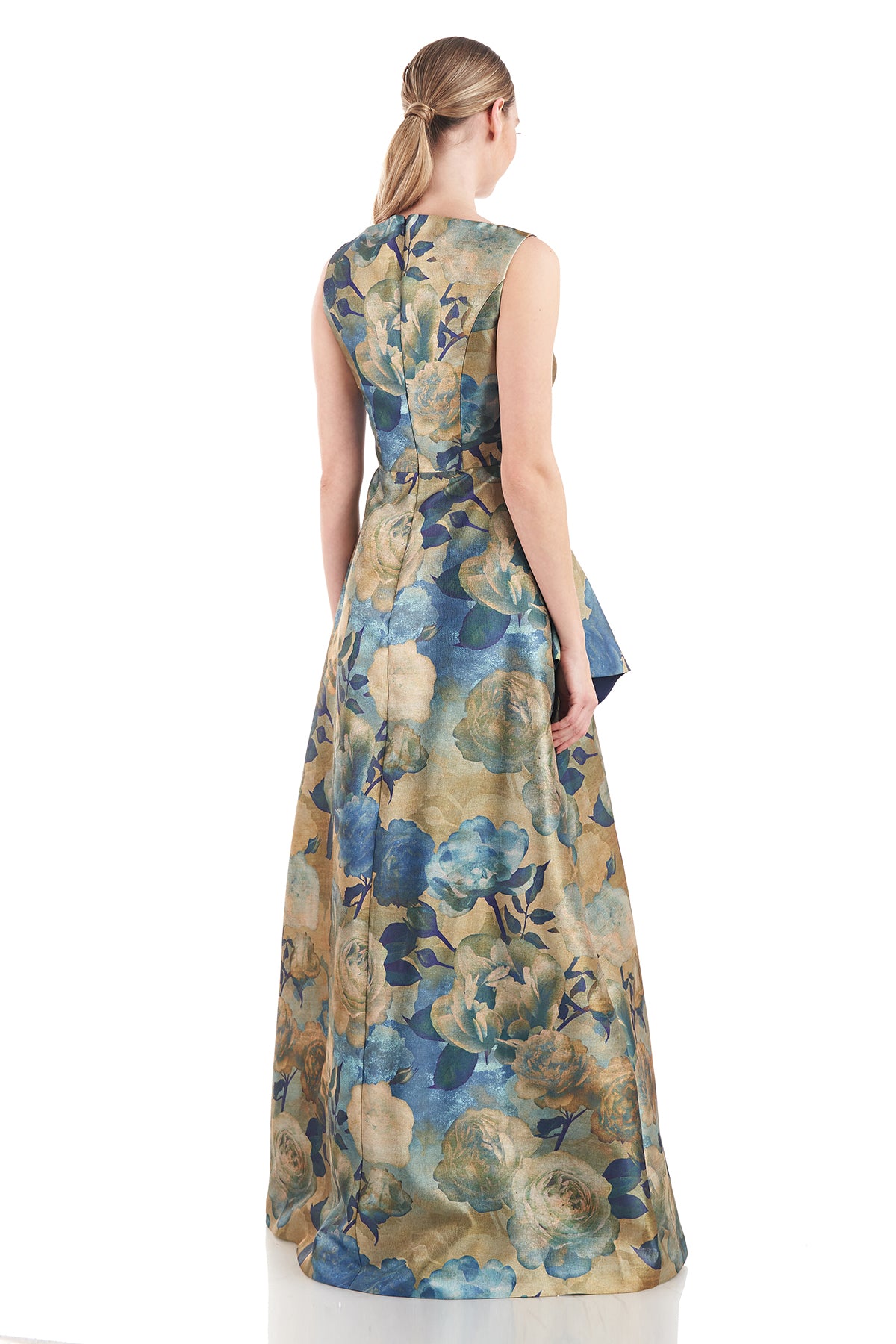 kay unger gold dress Samira Gown Kay Unger