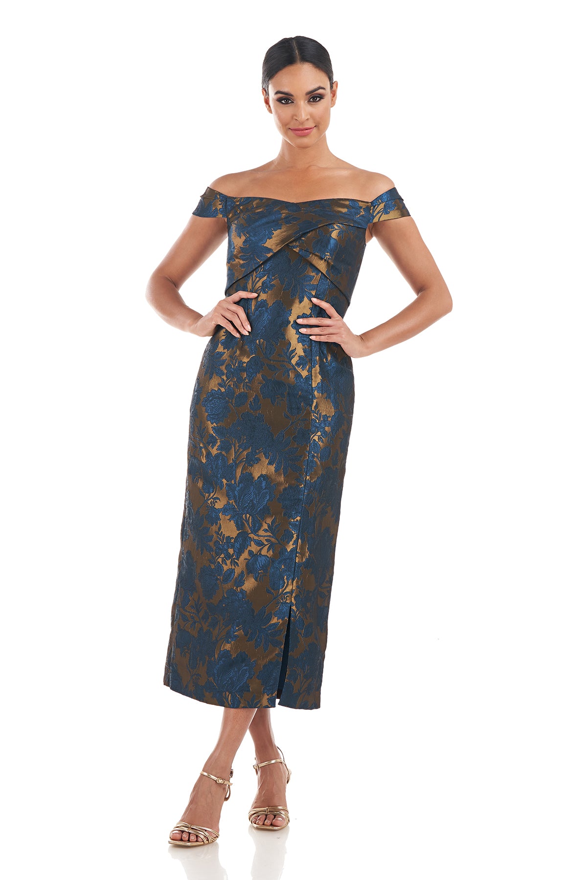 Alessia Tea Length Dress – Kay Unger