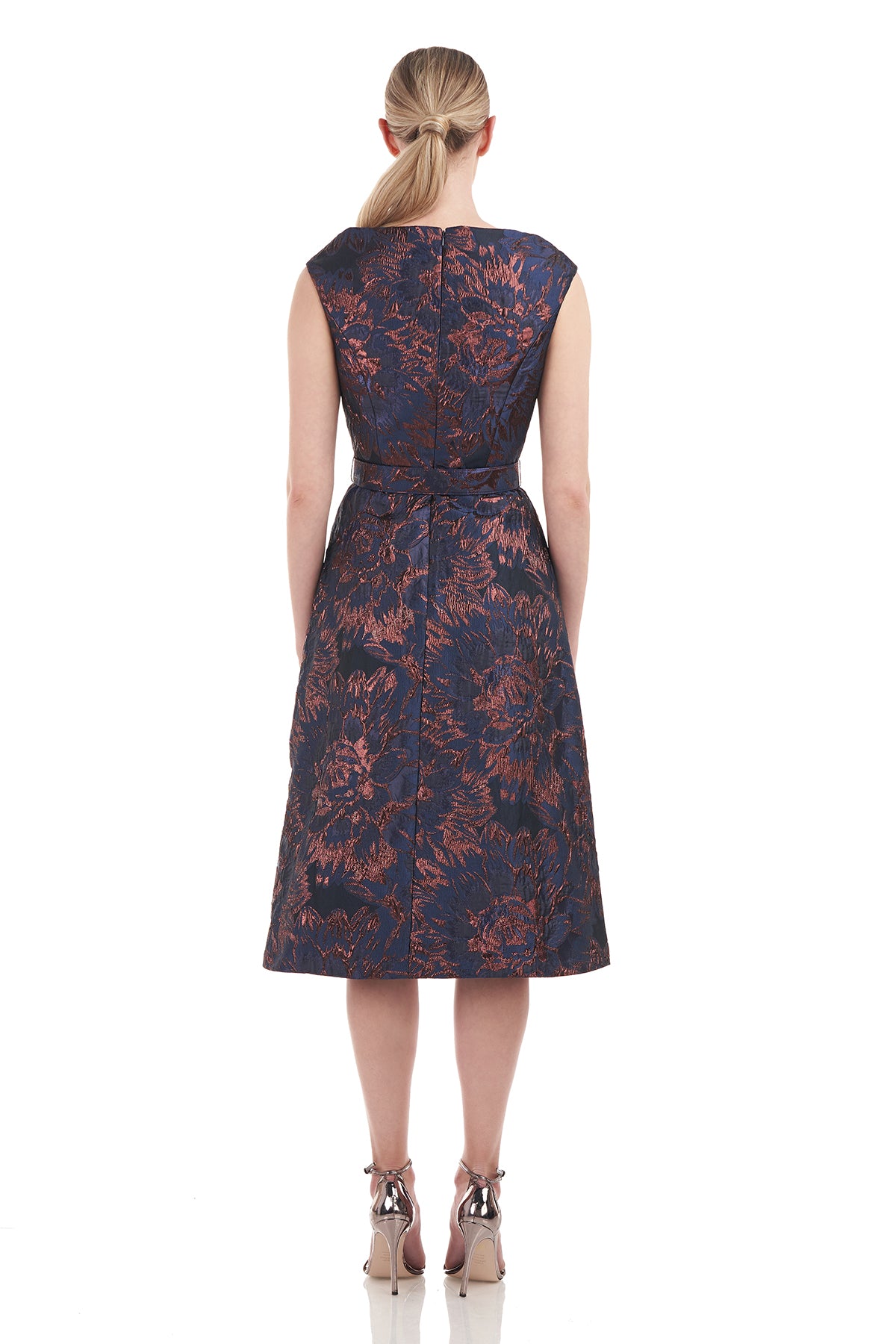 annabelle organza pintuck sleeveless midi dress Annabelle Organza Pintuck Sleeveless Midi Dress PINK / M