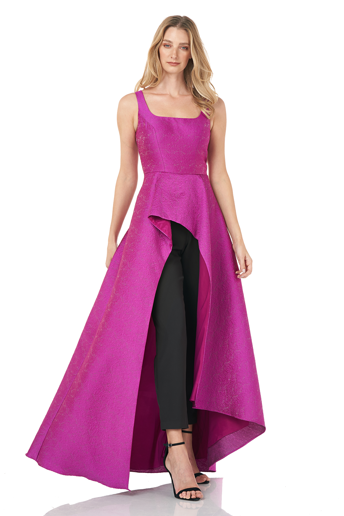 Sleeveless Walk Thru Jumpsuit – Kay Unger Sleeveless Walk Thru Jumpsuit – Kay Unger