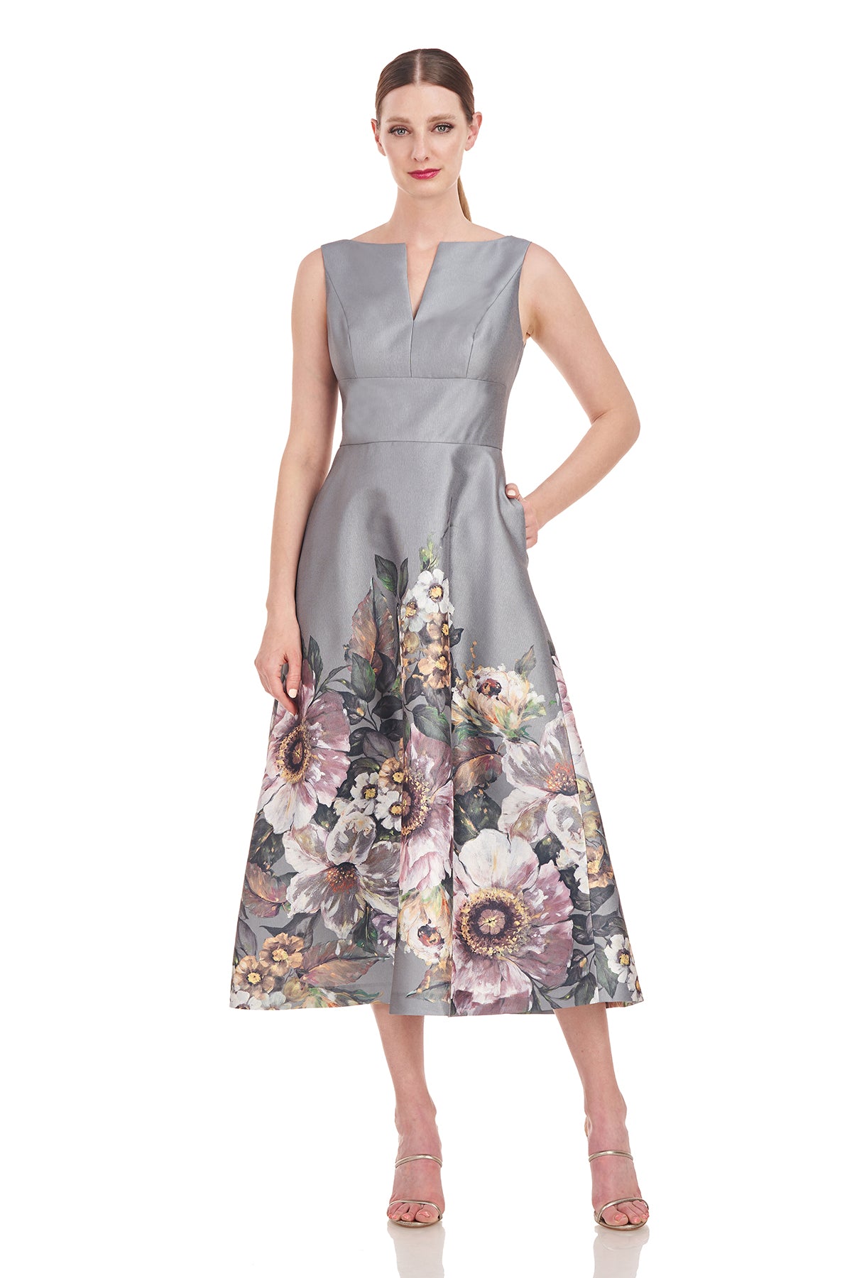 Marlena Tea Length Dress – Kay Unger