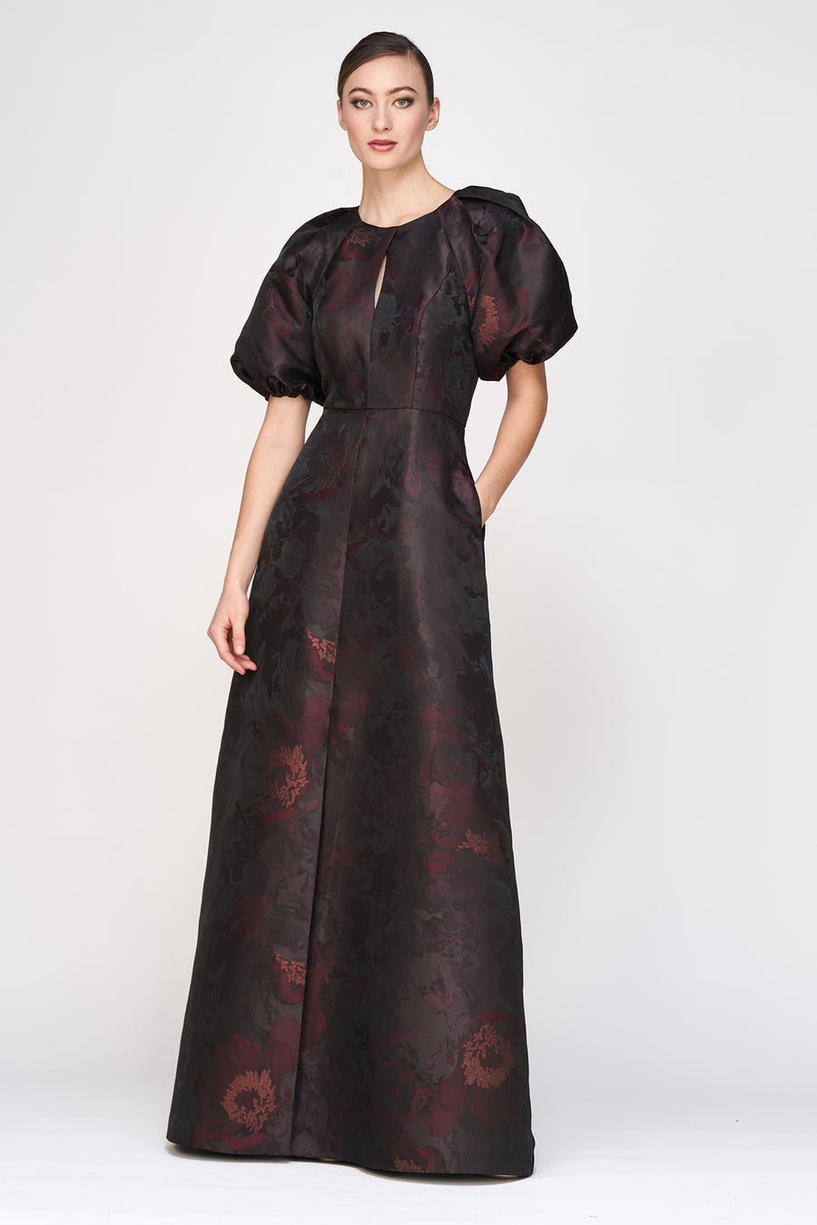 Delfina Statement Sleeve Gown