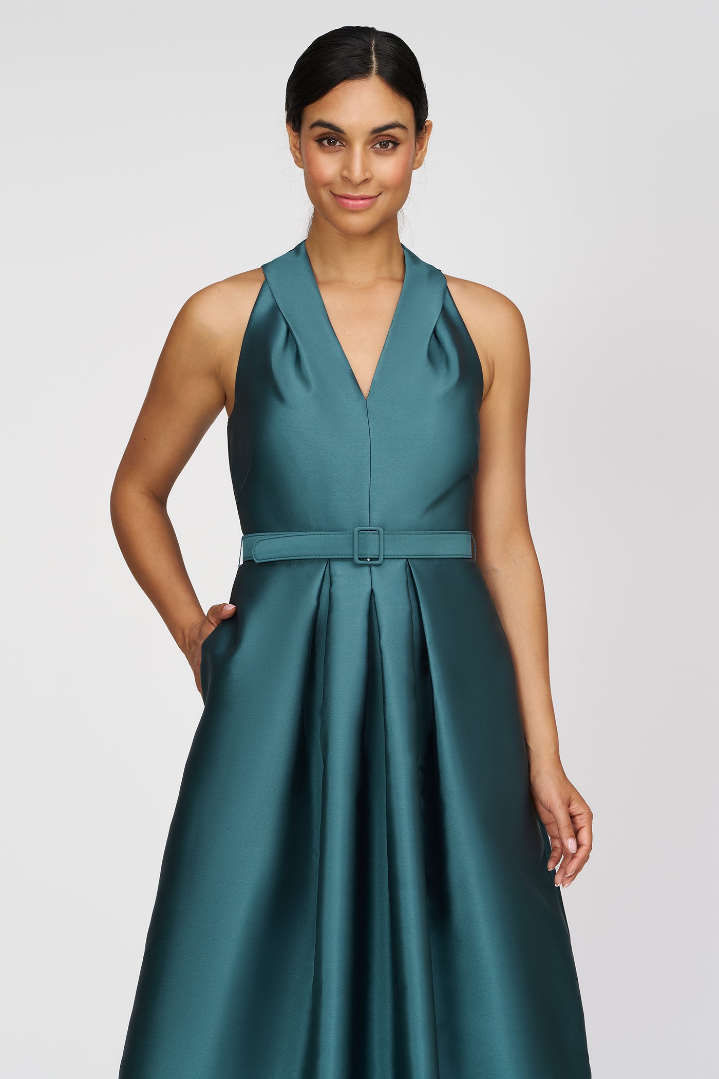 tinsley cable halter dress Reformation Tinsley Cable Halter Mini Dress In Powder - 70% Off