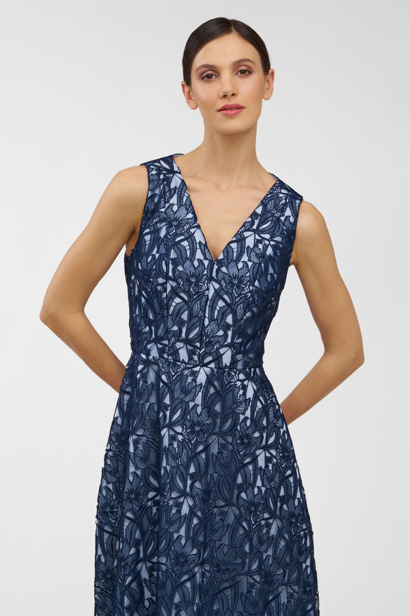 Danielle Tea Length Dress Kay Unger Danielle Tea Length Dress Kay Unger