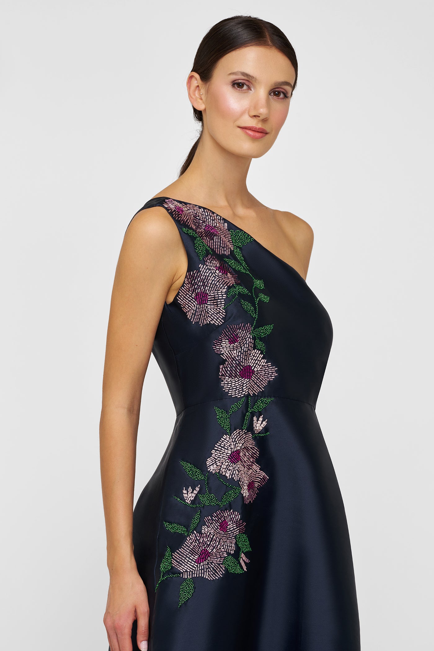 kay unger off the shoulder dress Kay Unger Women's Daytime Carrie Floral Midi Dress - White Multi