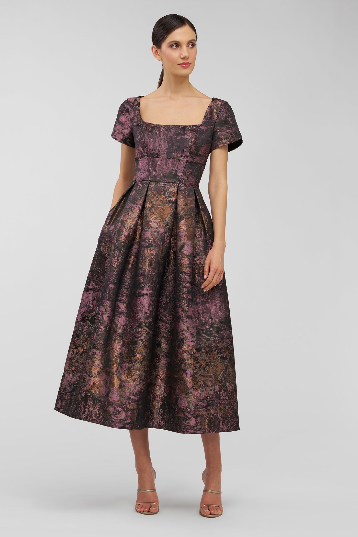 Charlotte Tea Length Dress – Kay Unger