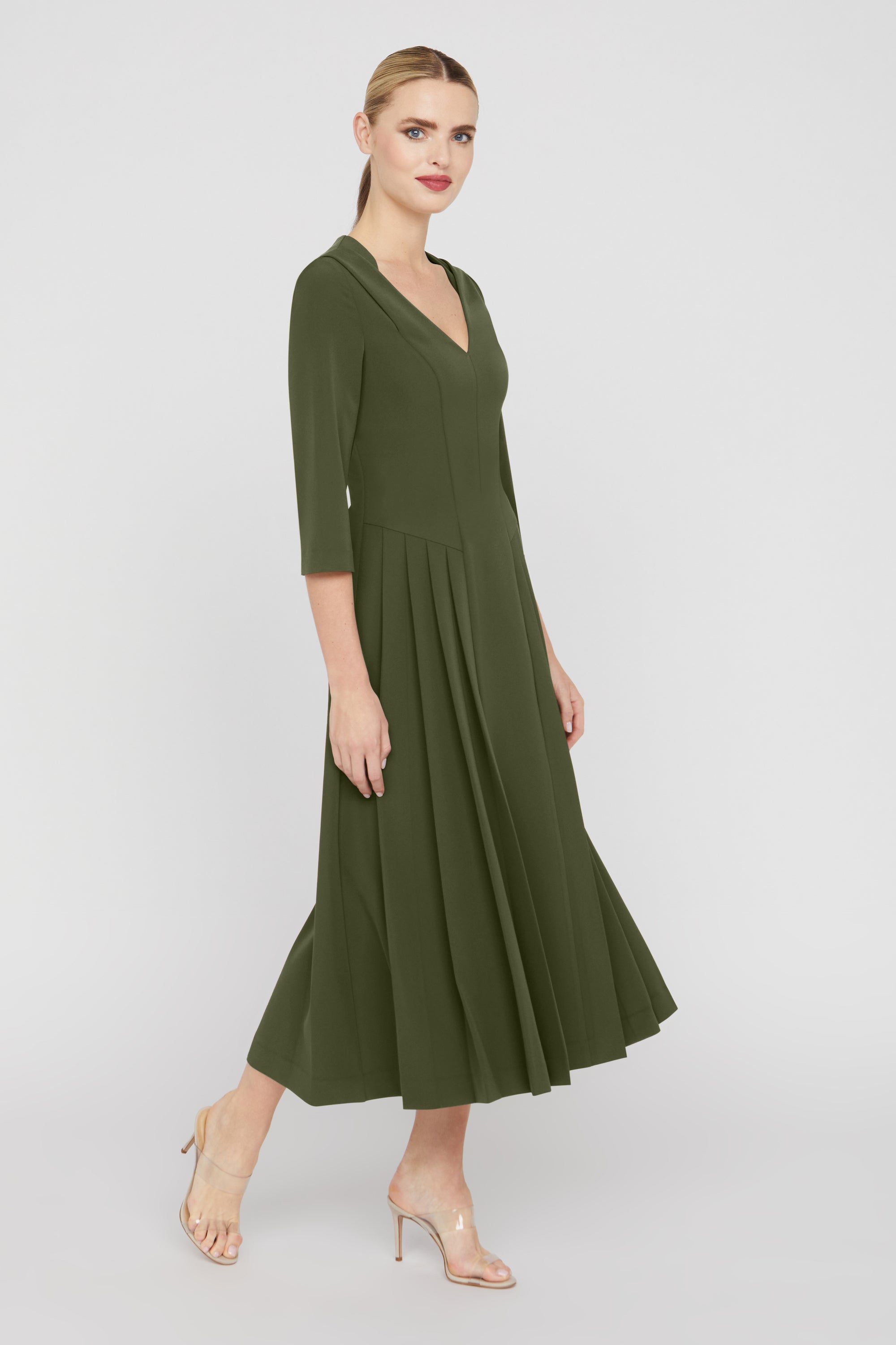 Enola Tea Length Dress Kay Unger Enola Tea Length Dress Kay Unger