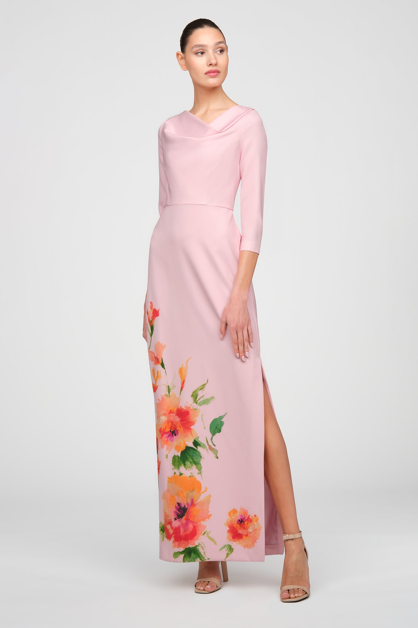 Magnolia Column Gown