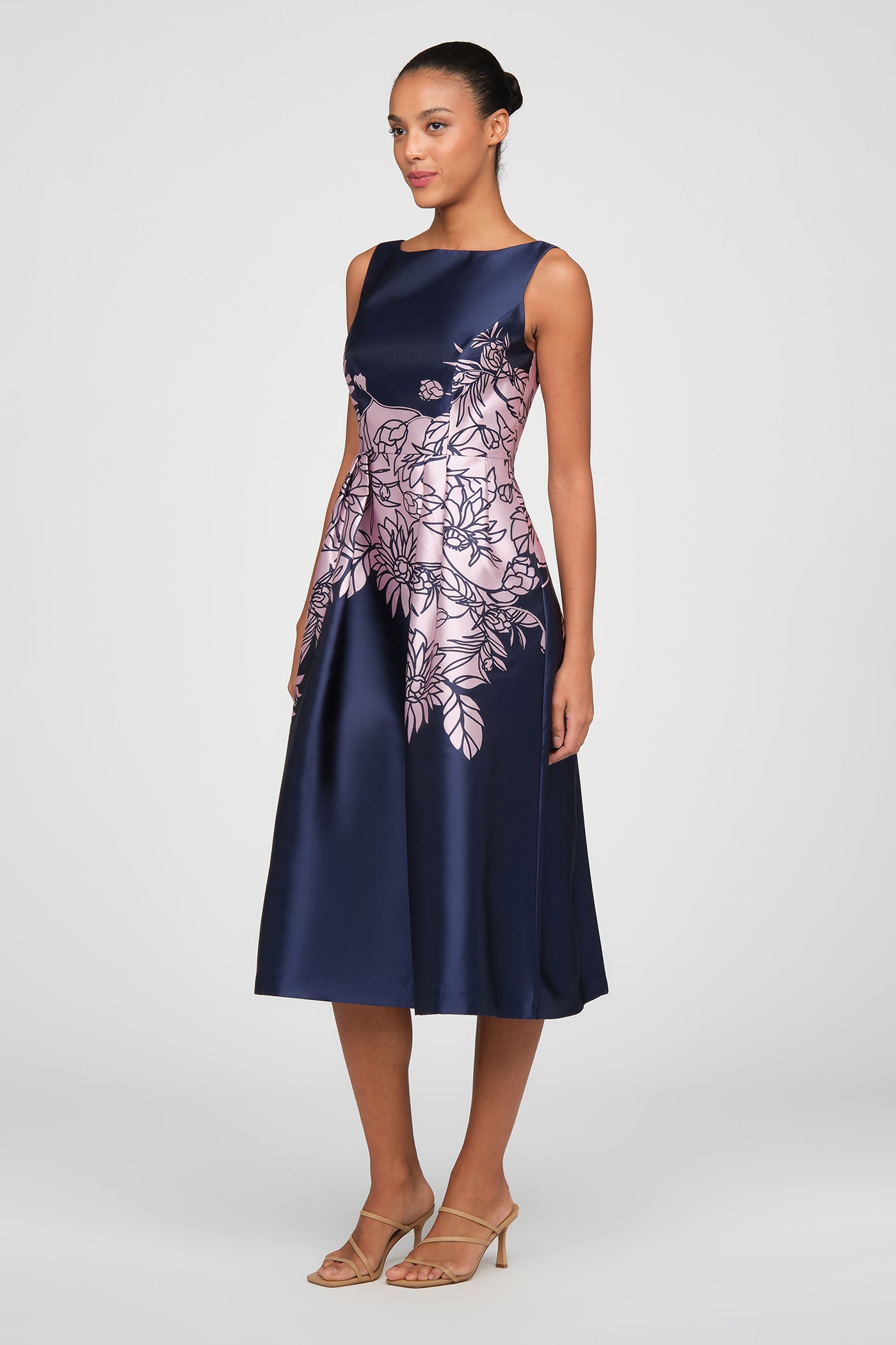 Evaline Tea Length Dress