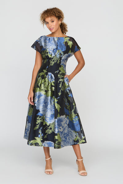 kay unger beatrix floral organza midi dress Florene Tea Length – Dress Collections Style:F26D409650 asia The cutest dress for