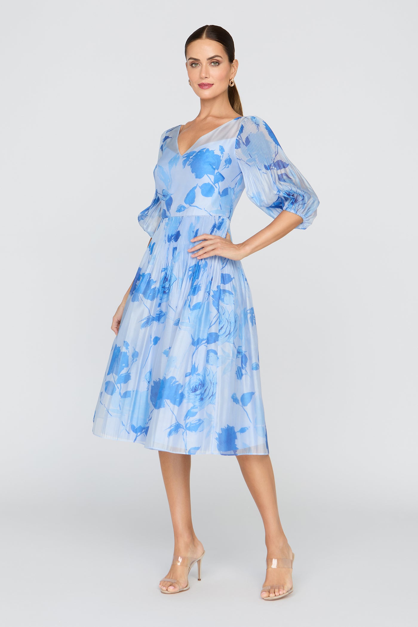 Georgina Tea Length Dress – Kay Unger