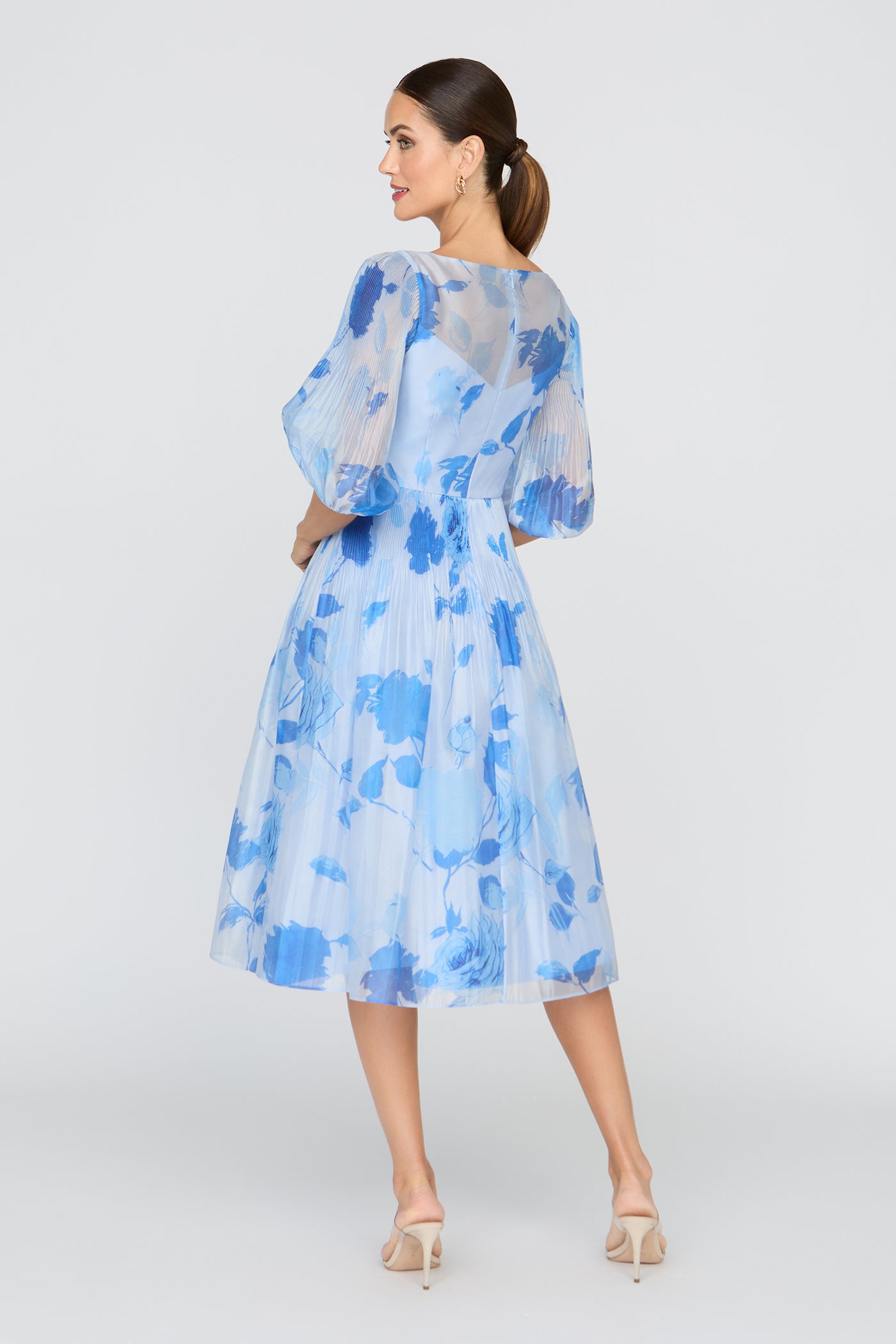 georgina blue dress Georgina Blue Dress – Santa Monica Crochet Peru main image 1