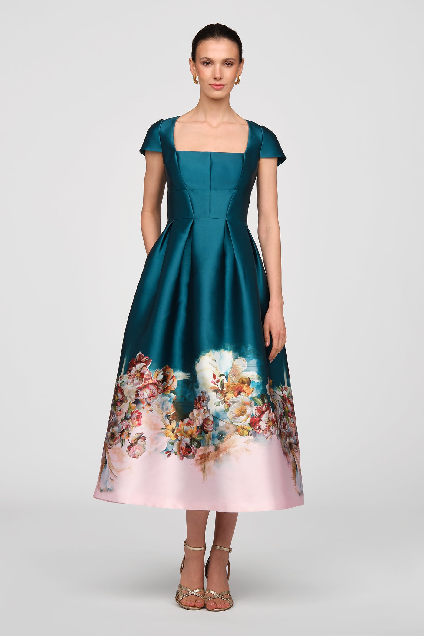 Amaya Tea Length Dress – Kay Unger