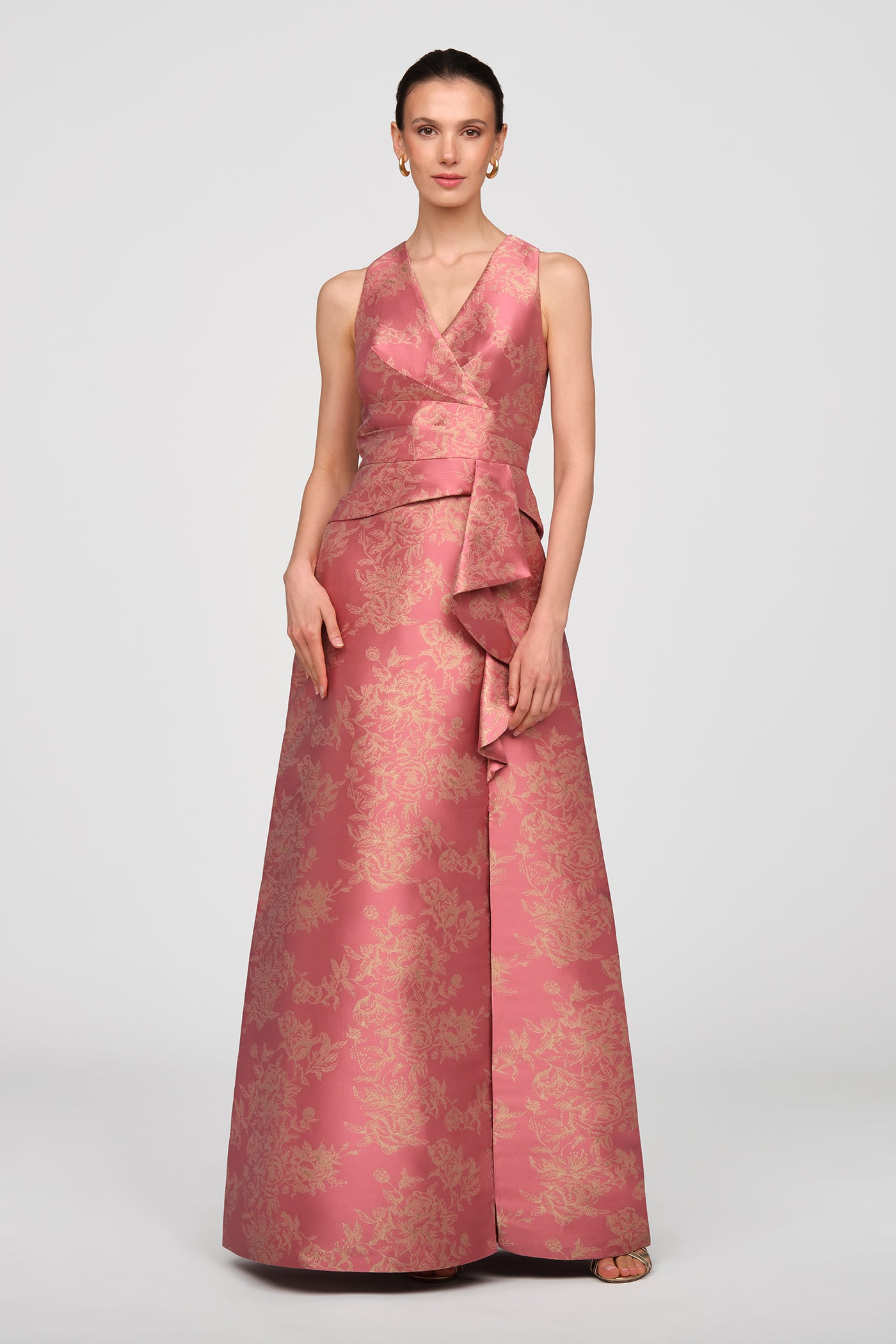 kay unger pink dress Haisley Tea Length Dress Kay Unger