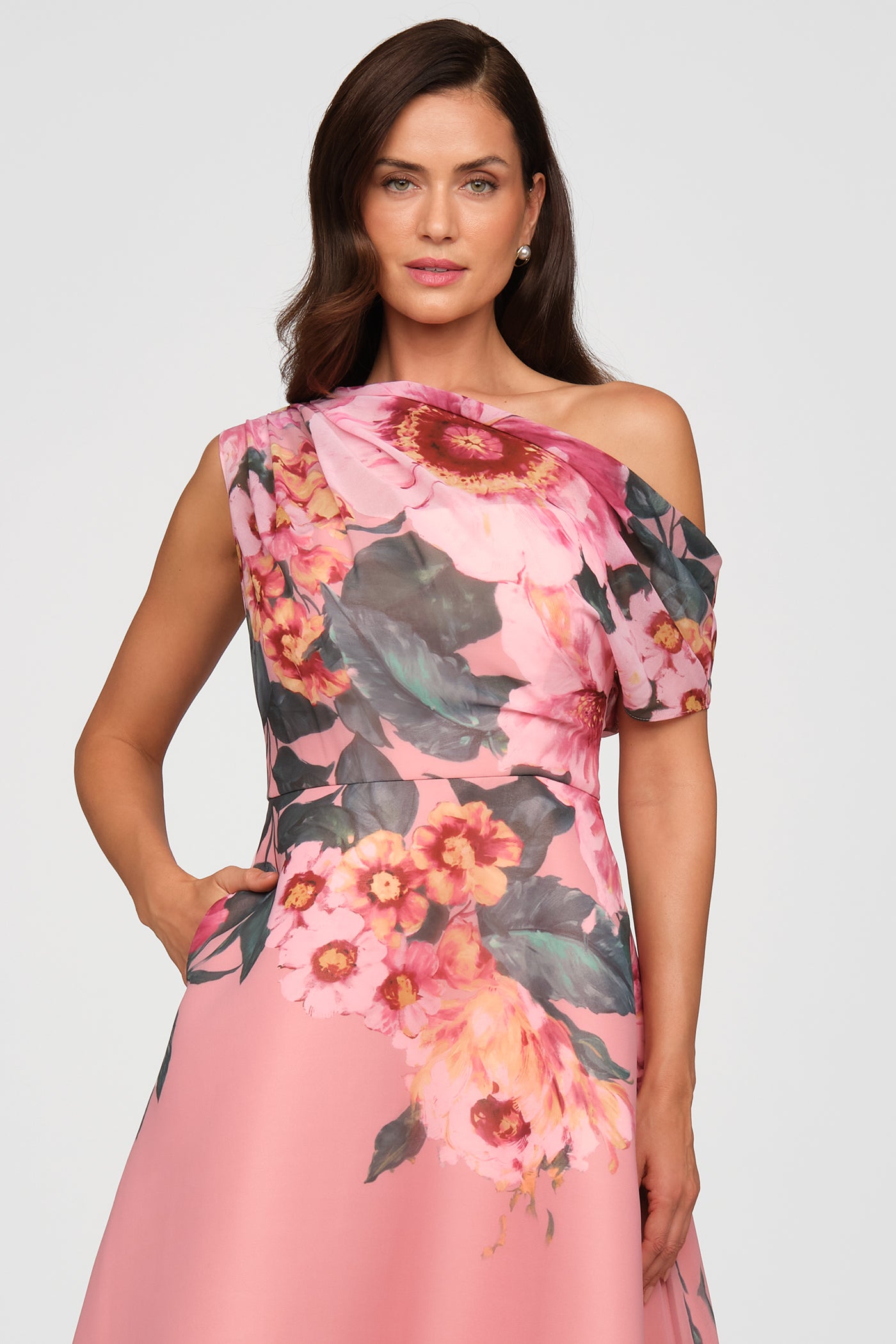 katheryn floral midi dress Katherine Midi Dress Kay Unger