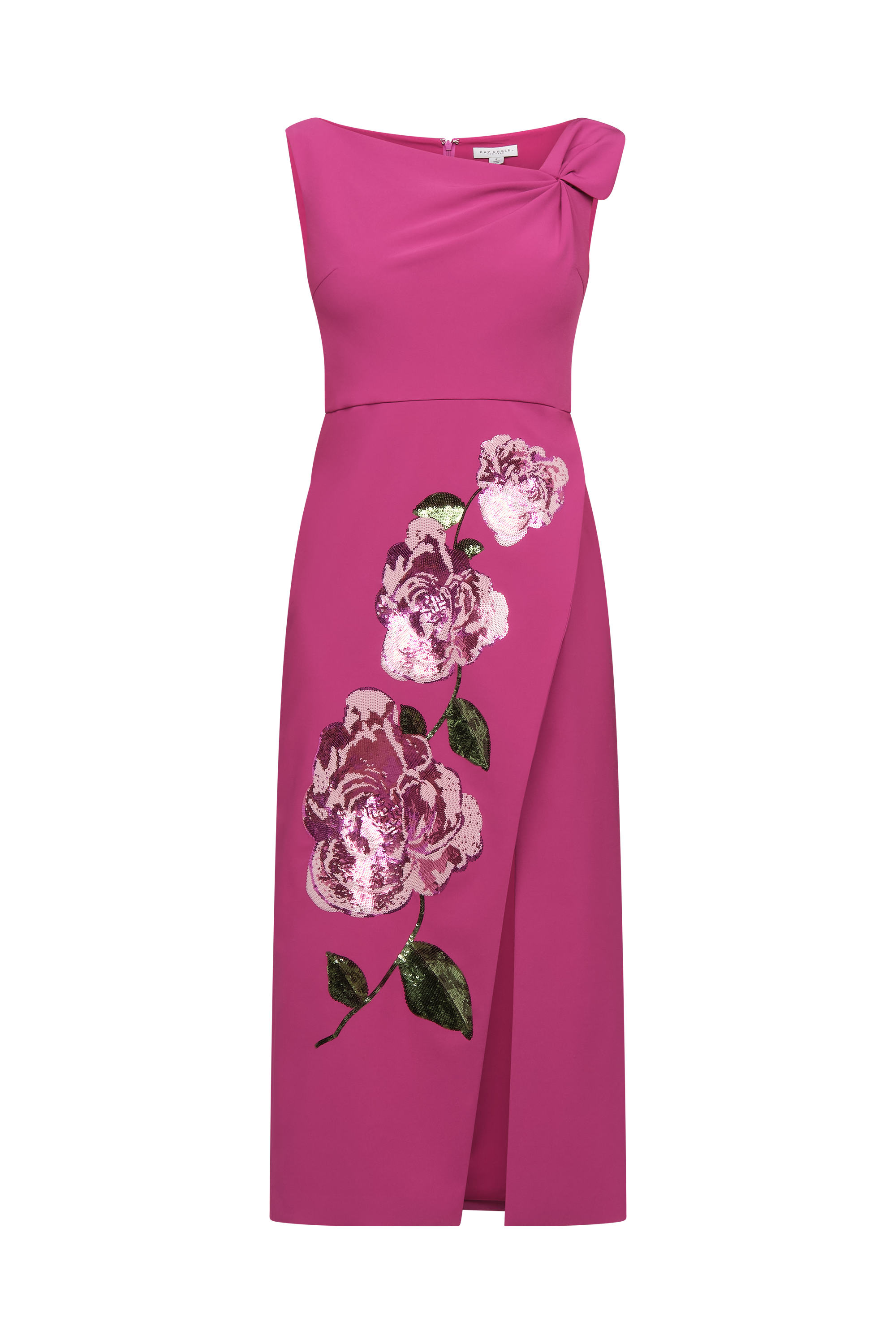 Maeta Tea Length Dress – Kay Unger