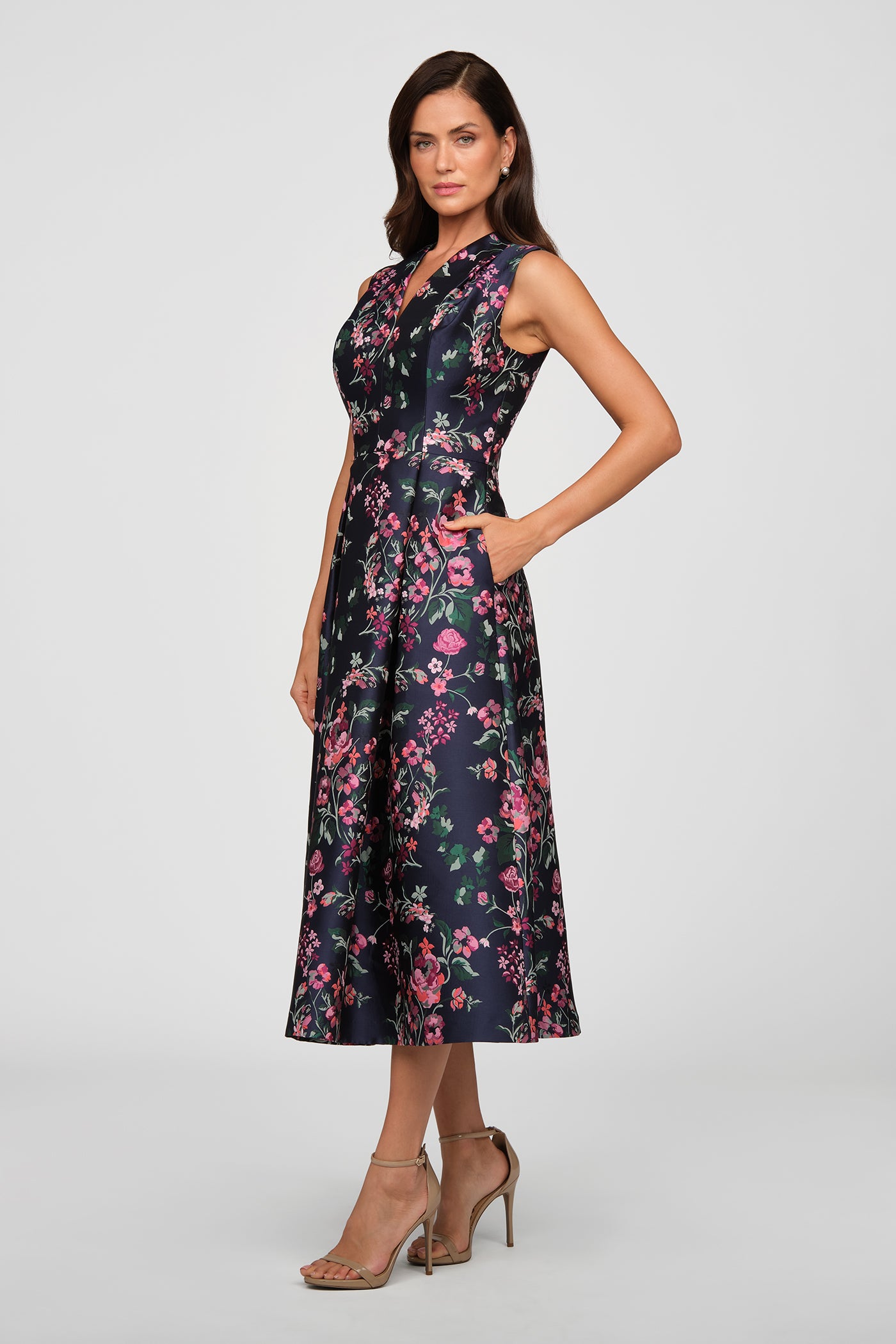 Rhea Tea Length Dress