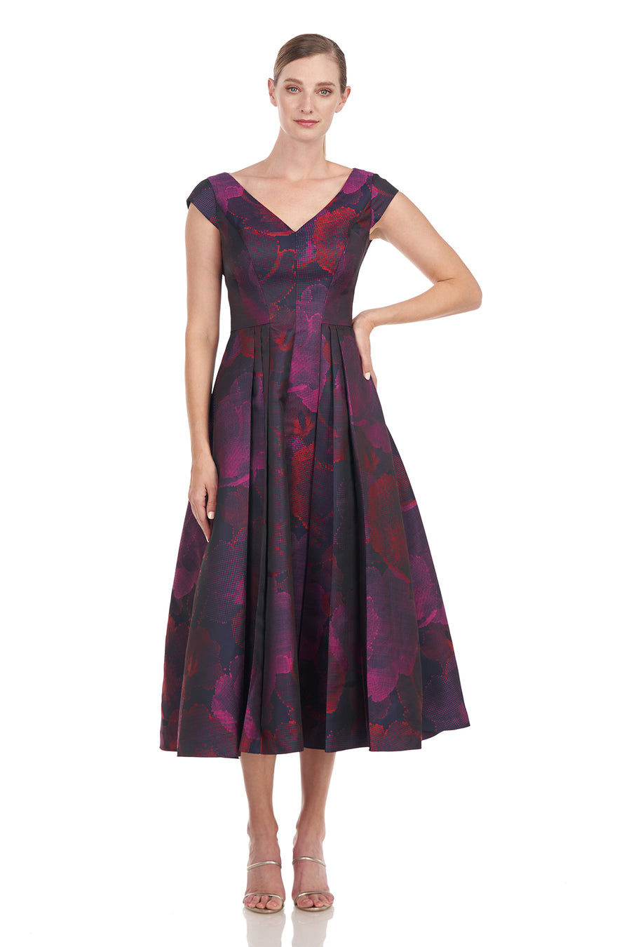 Paulina Tea Length Dress – Kay Unger