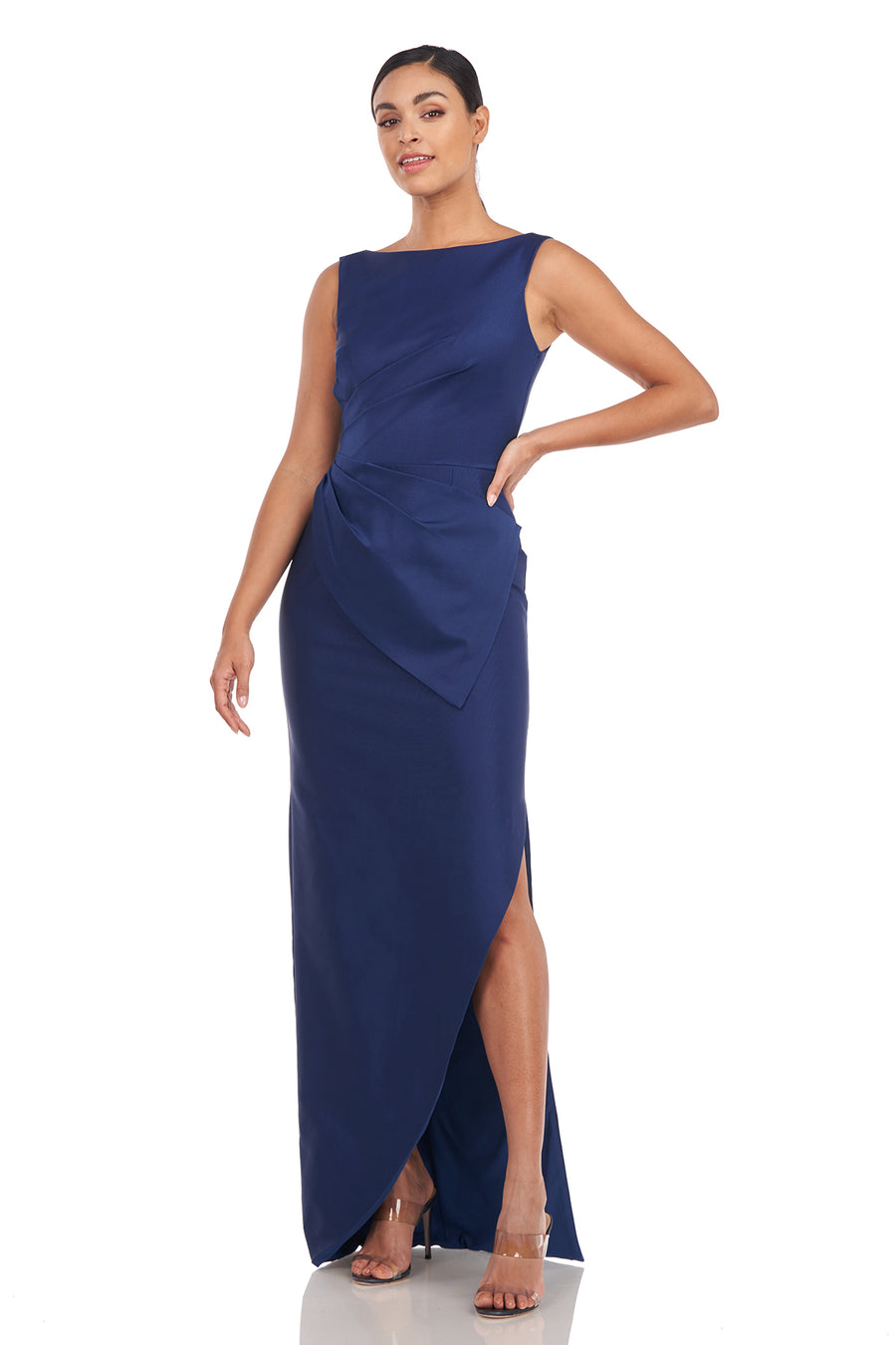 KAY UNGER heather gown - blue