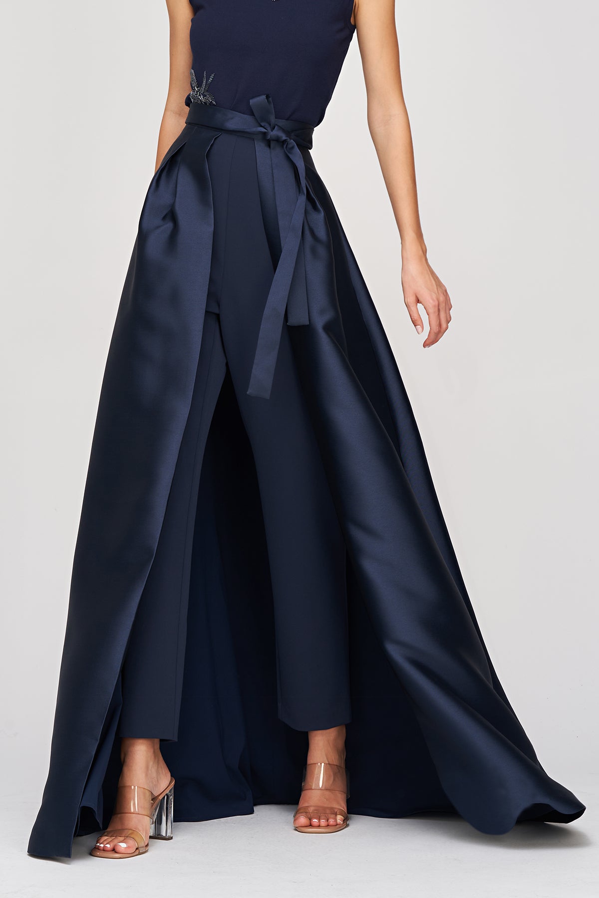 Verona Pant With Skirt Overlay – Kay Unger