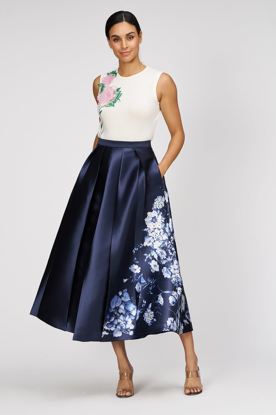 Beatrice Tea Length Skirt