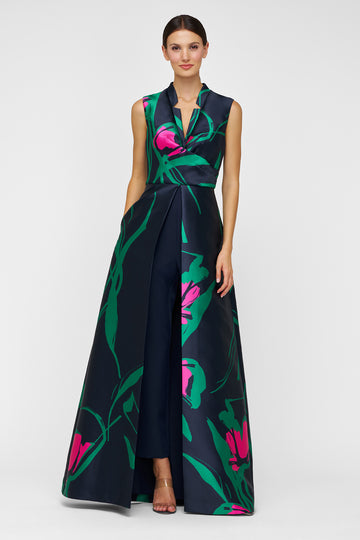 kay cook prom dress High-Low Floral Ball Gown 10 / Bluebelle